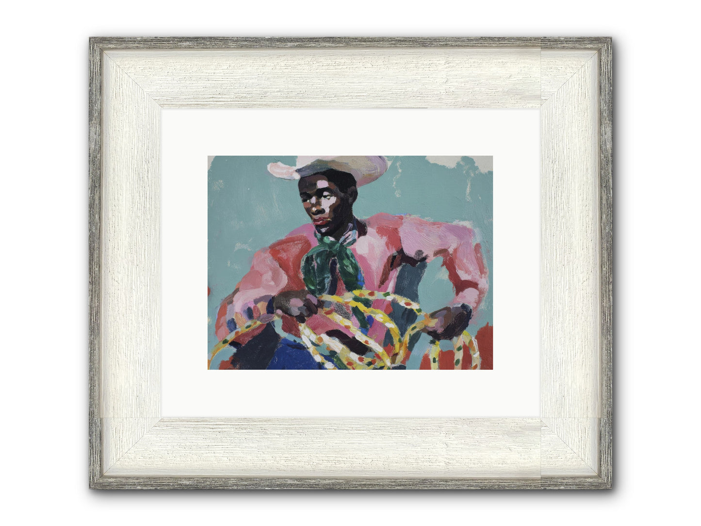 When Dreams Wore Bridles Framed Print - Driftwood White 12x9