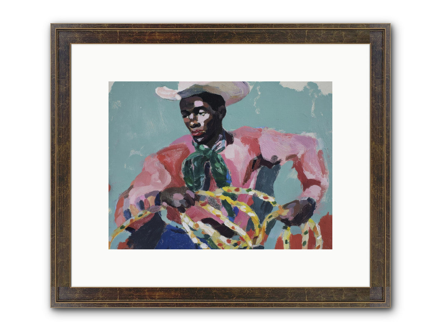 When Dreams Wore Bridles Framed Print - Slimwoods Black/Gold 12x9