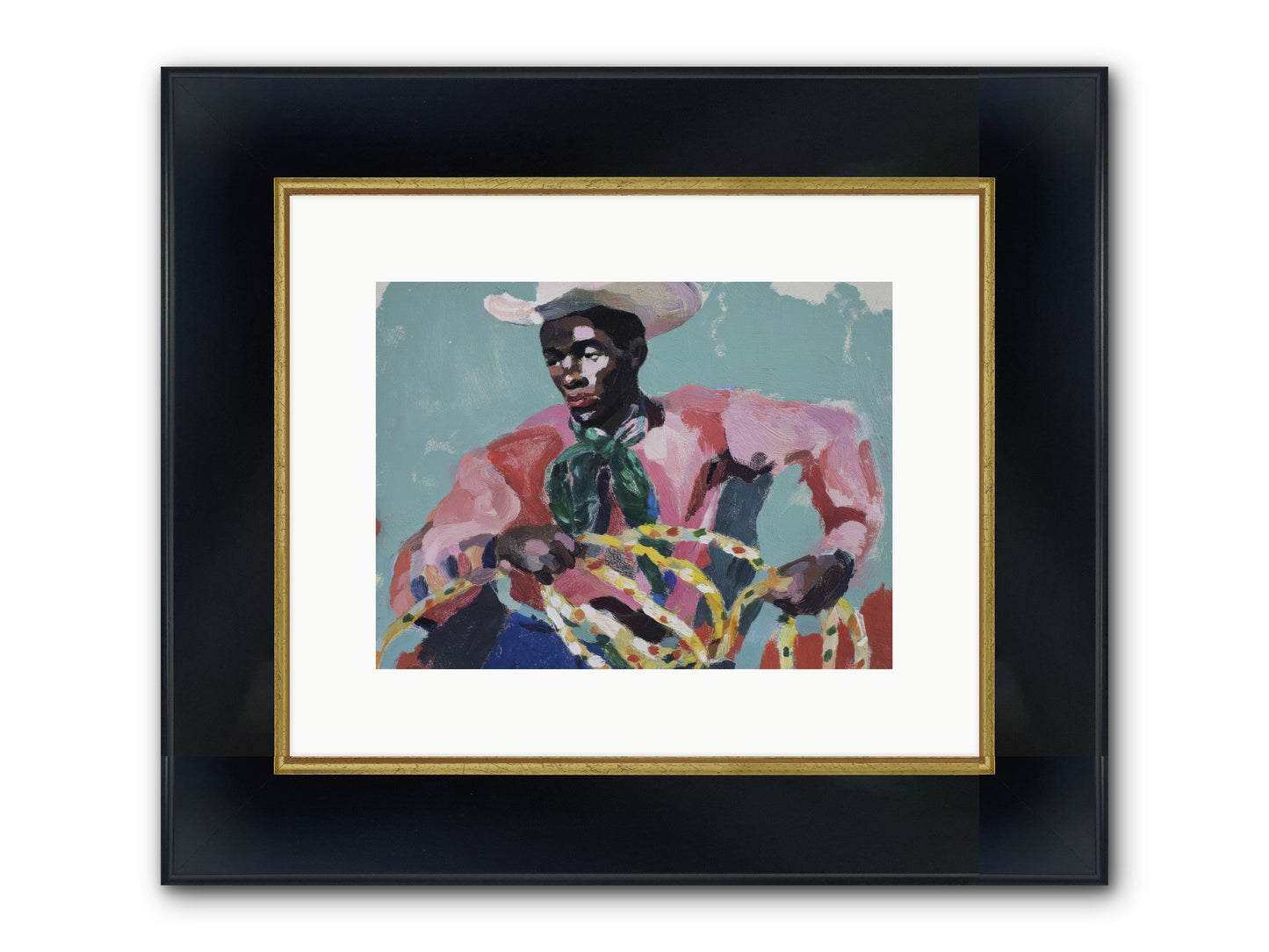 When Dreams Wore Bridles Framed Print - Wide Black w/Gold 12x9
