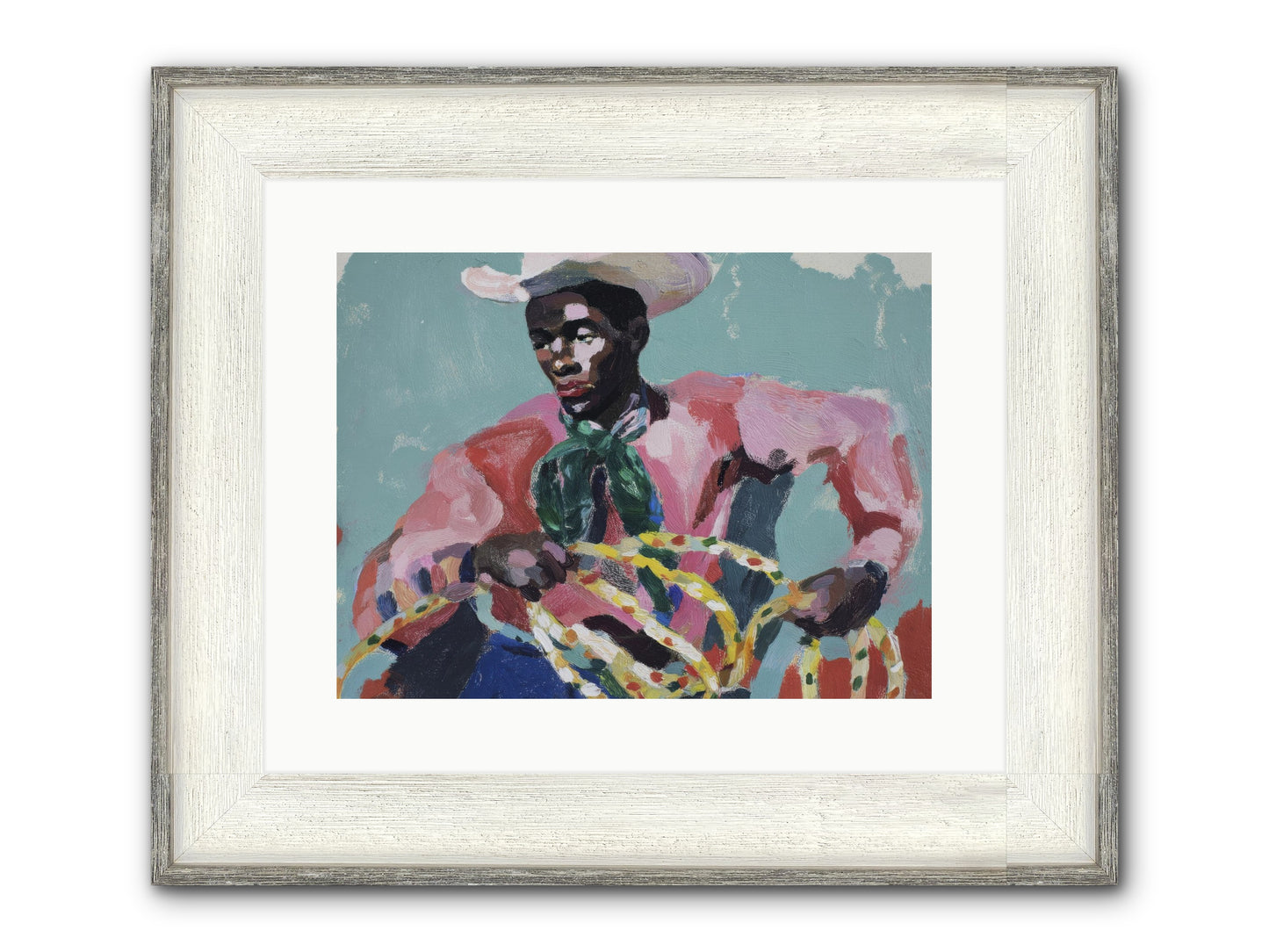 When Dreams Wore Bridles Framed Print - Driftwood White 16x12