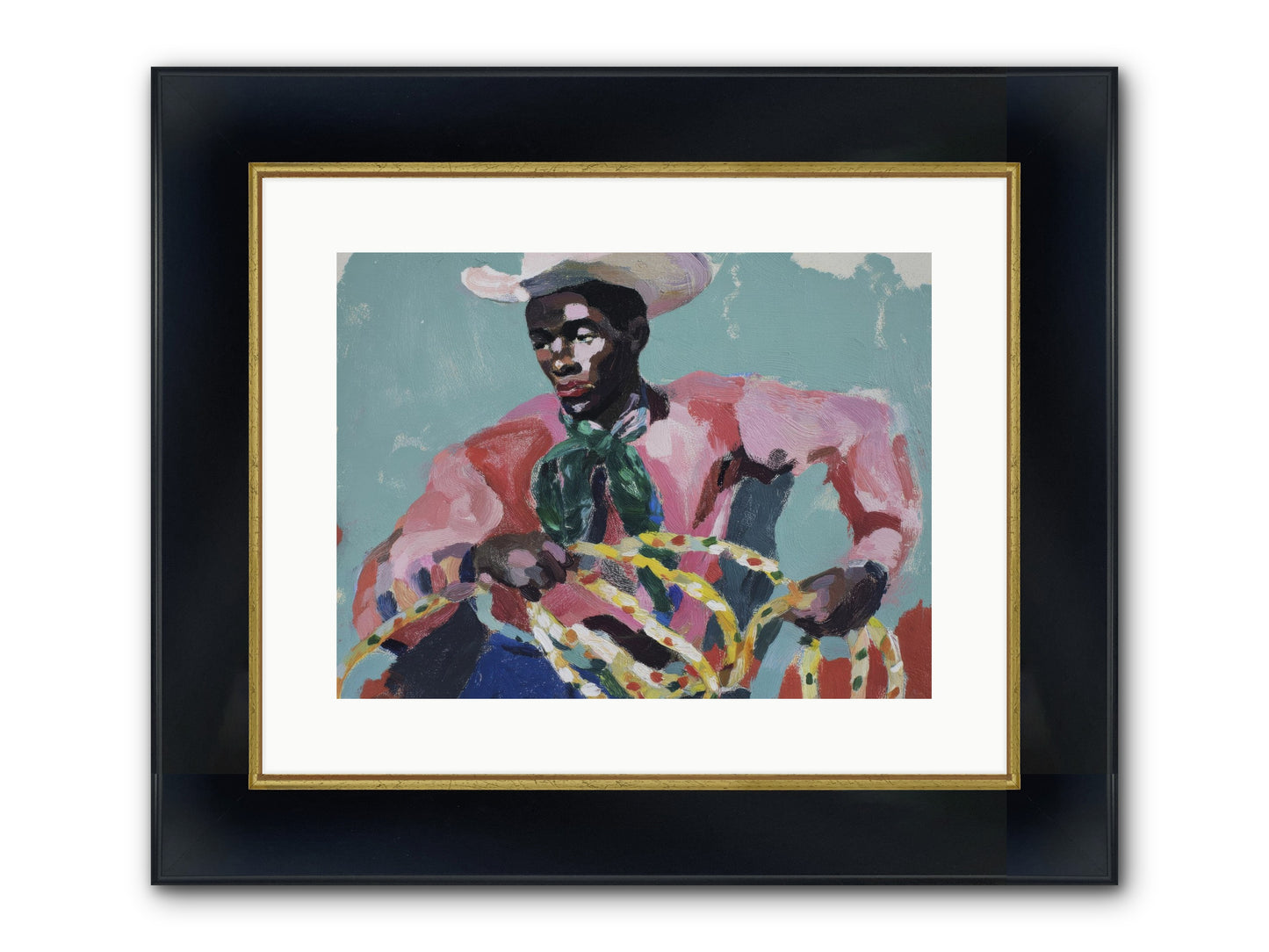 When Dreams Wore Bridles Framed Print - Wide Black w/Gold 16x12