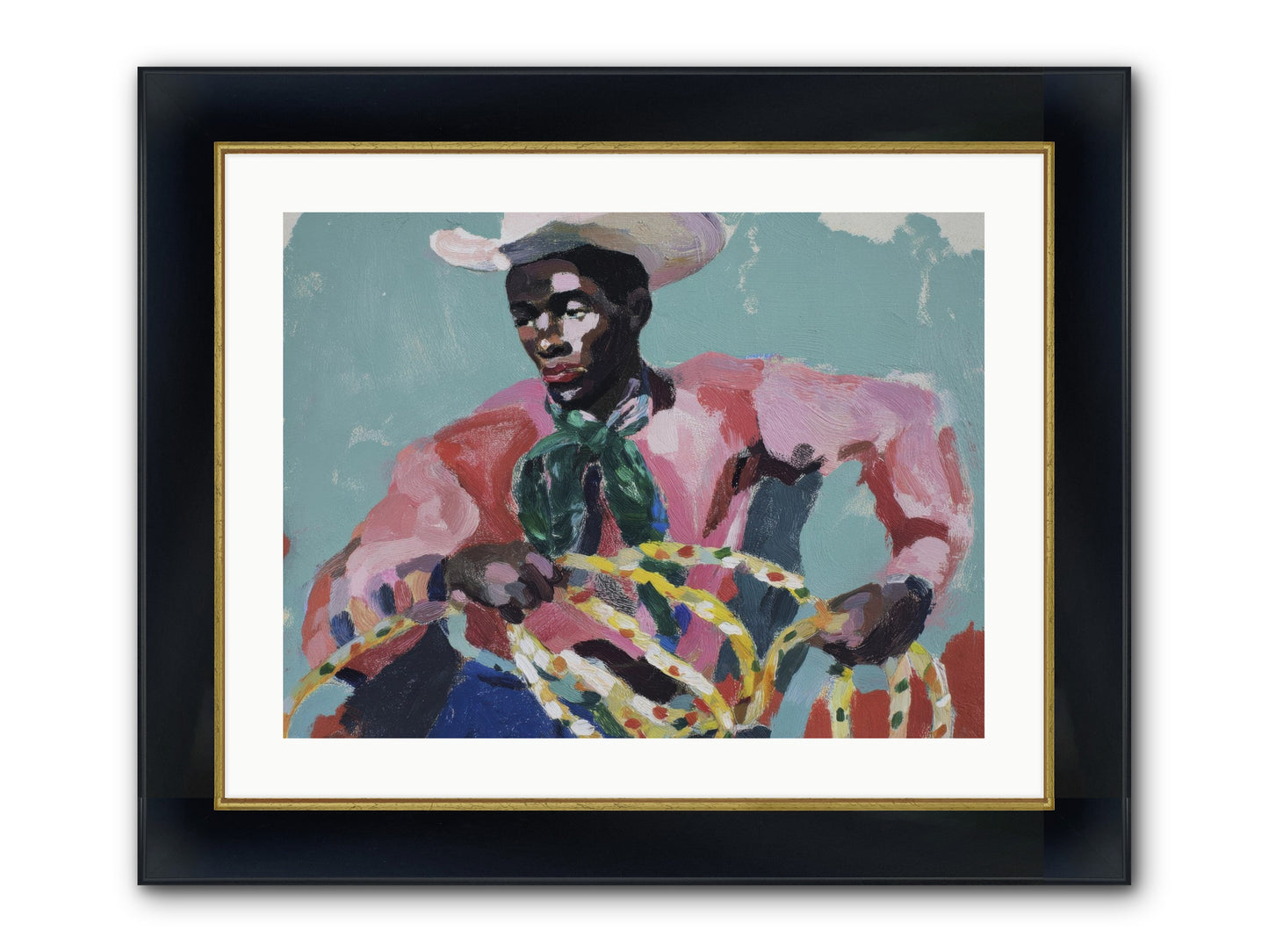 When Dreams Wore Bridles Framed Print - Wide Black w/Gold 24x18