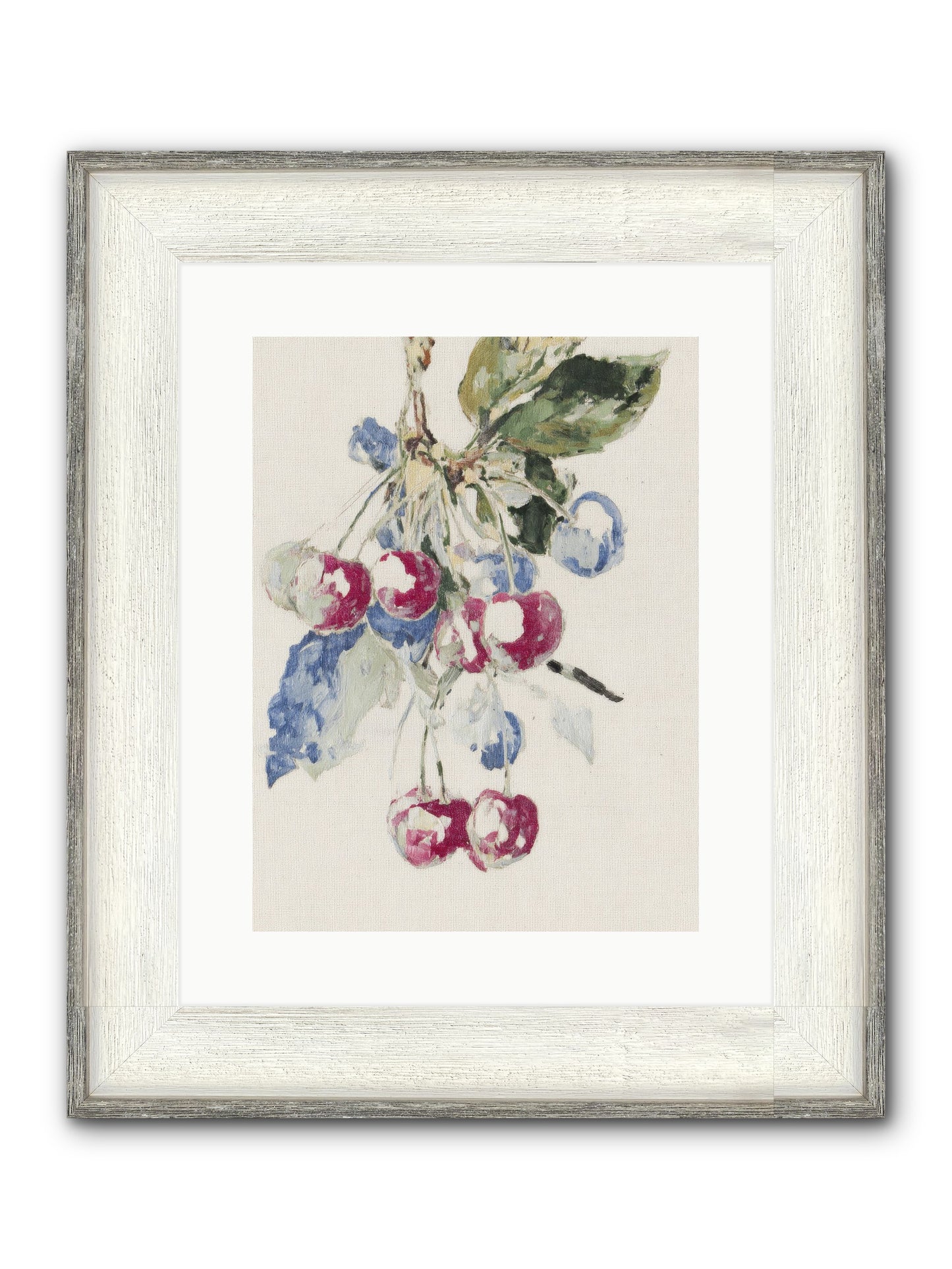 When Earth Offered Grace Framed Print - Driftwood White 12x16
