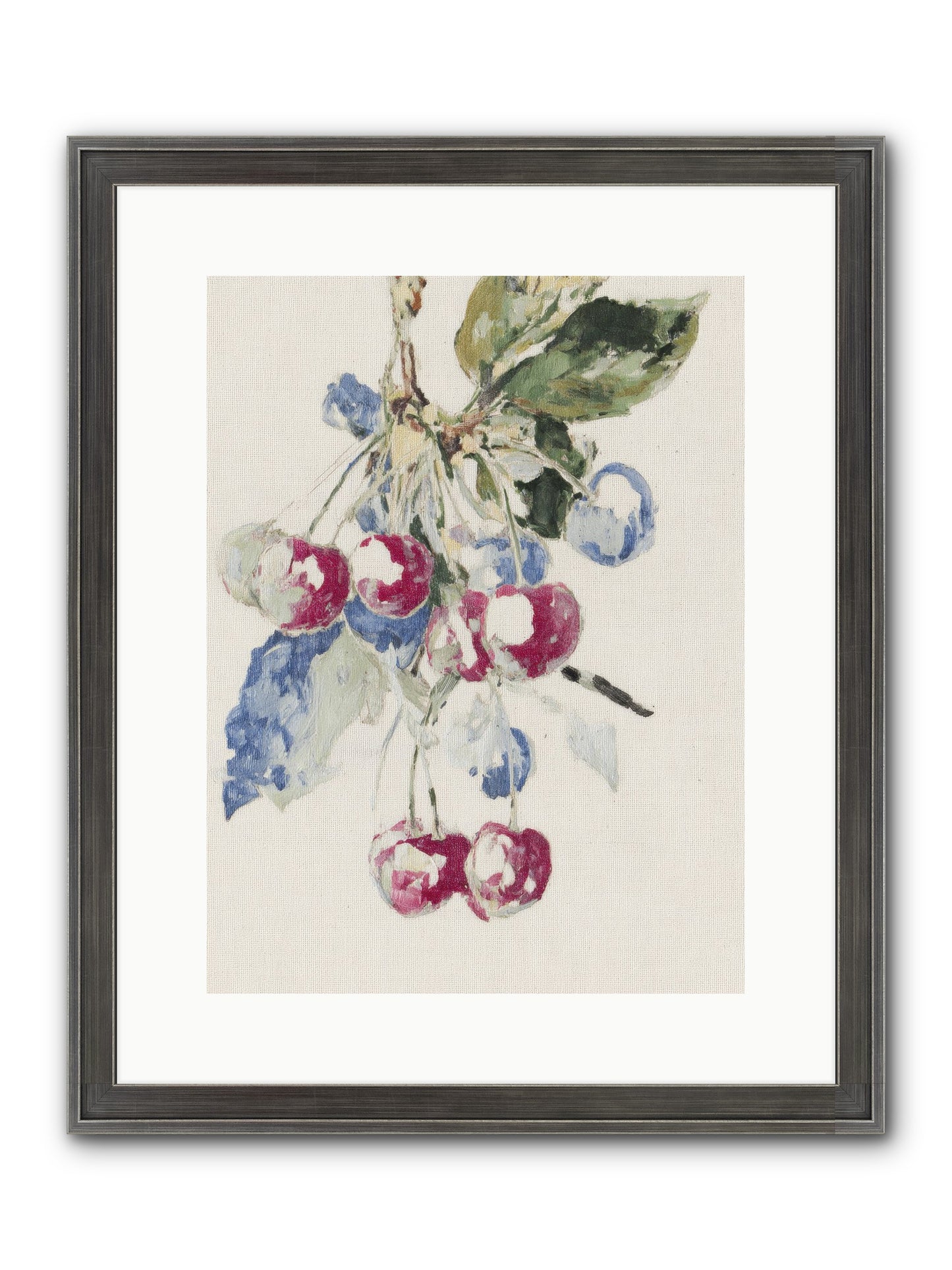 When Earth Offered Grace Framed Print - Slimwoods Black/Silver 12x16