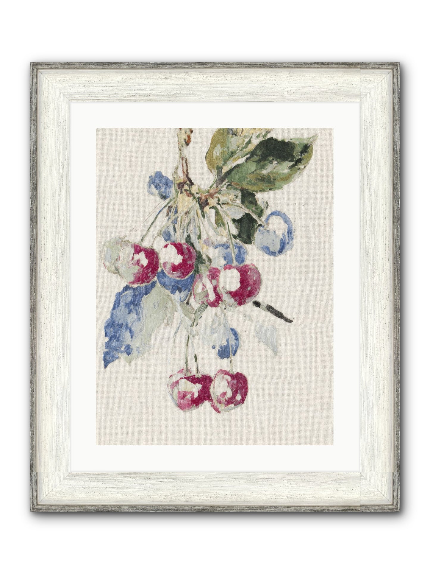 When Earth Offered Grace Framed Print - Driftwood White 18x24
