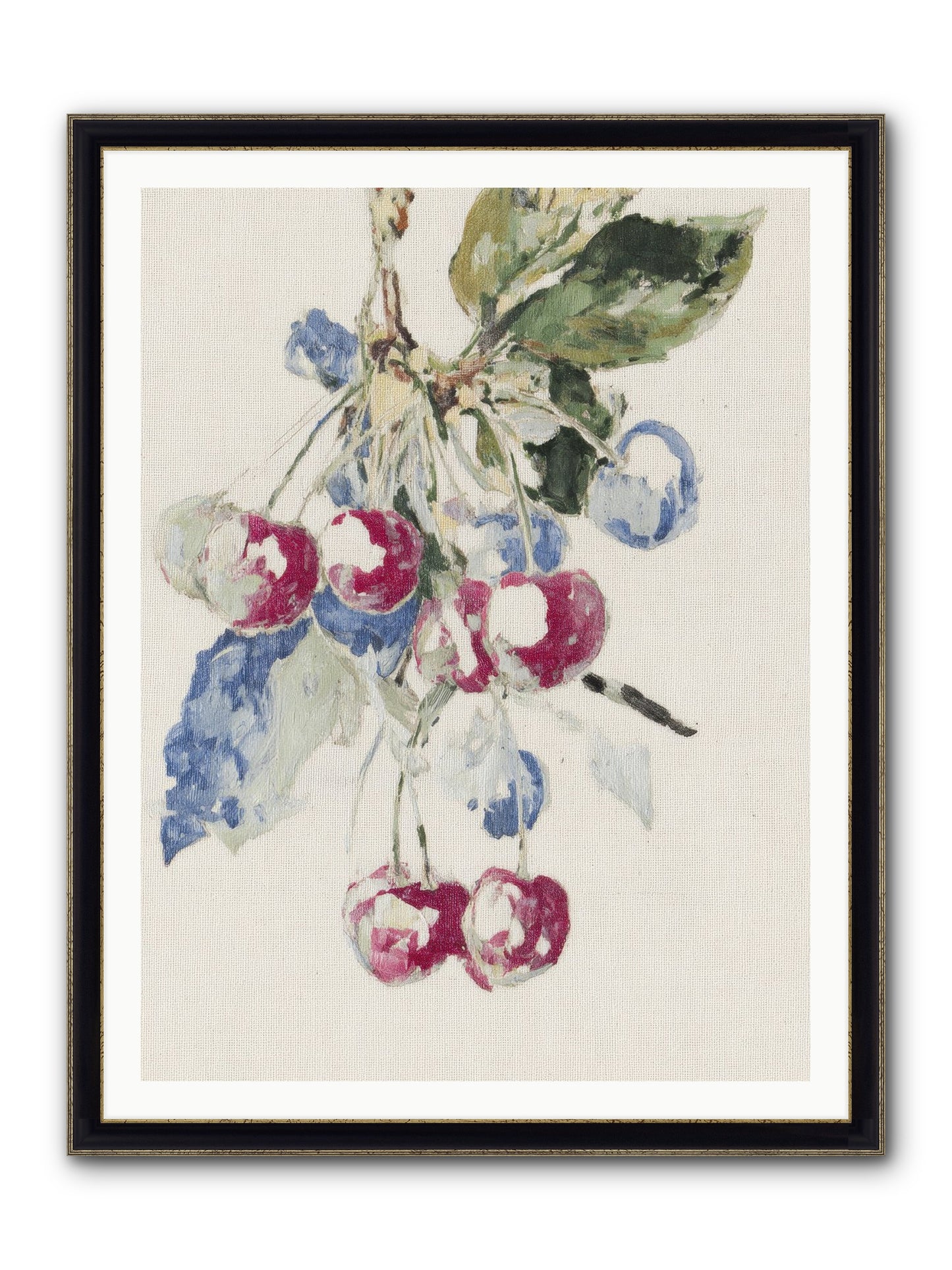 When Earth Offered Grace Framed Print - Black & Gold 36x48