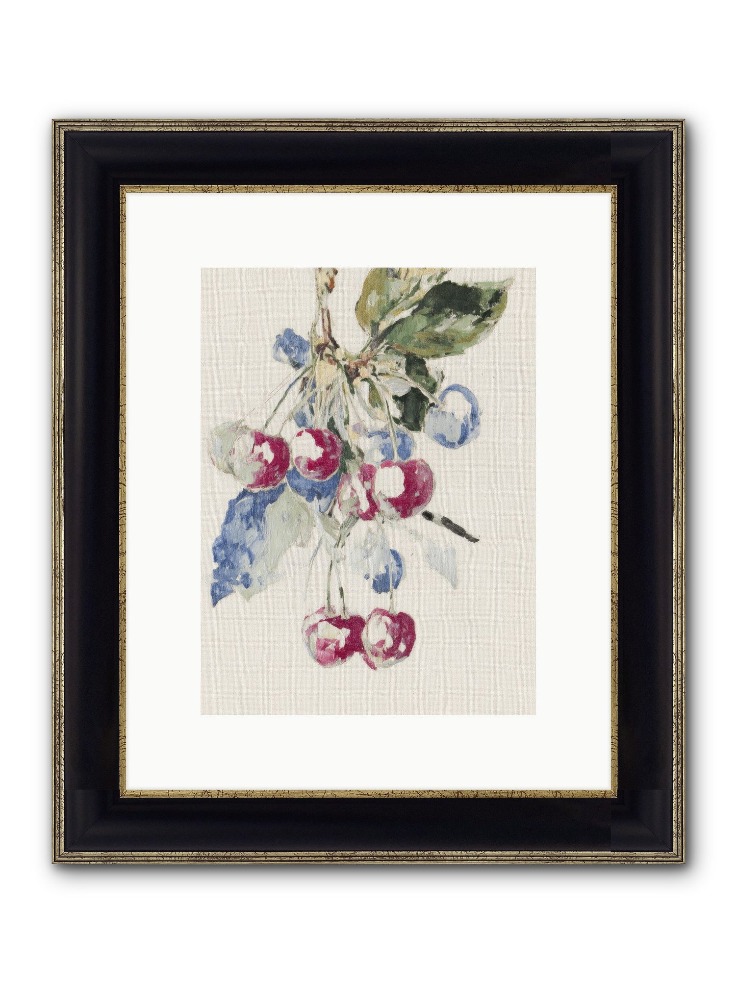 When Earth Offered Grace Framed Print - Black & Gold 9x12
