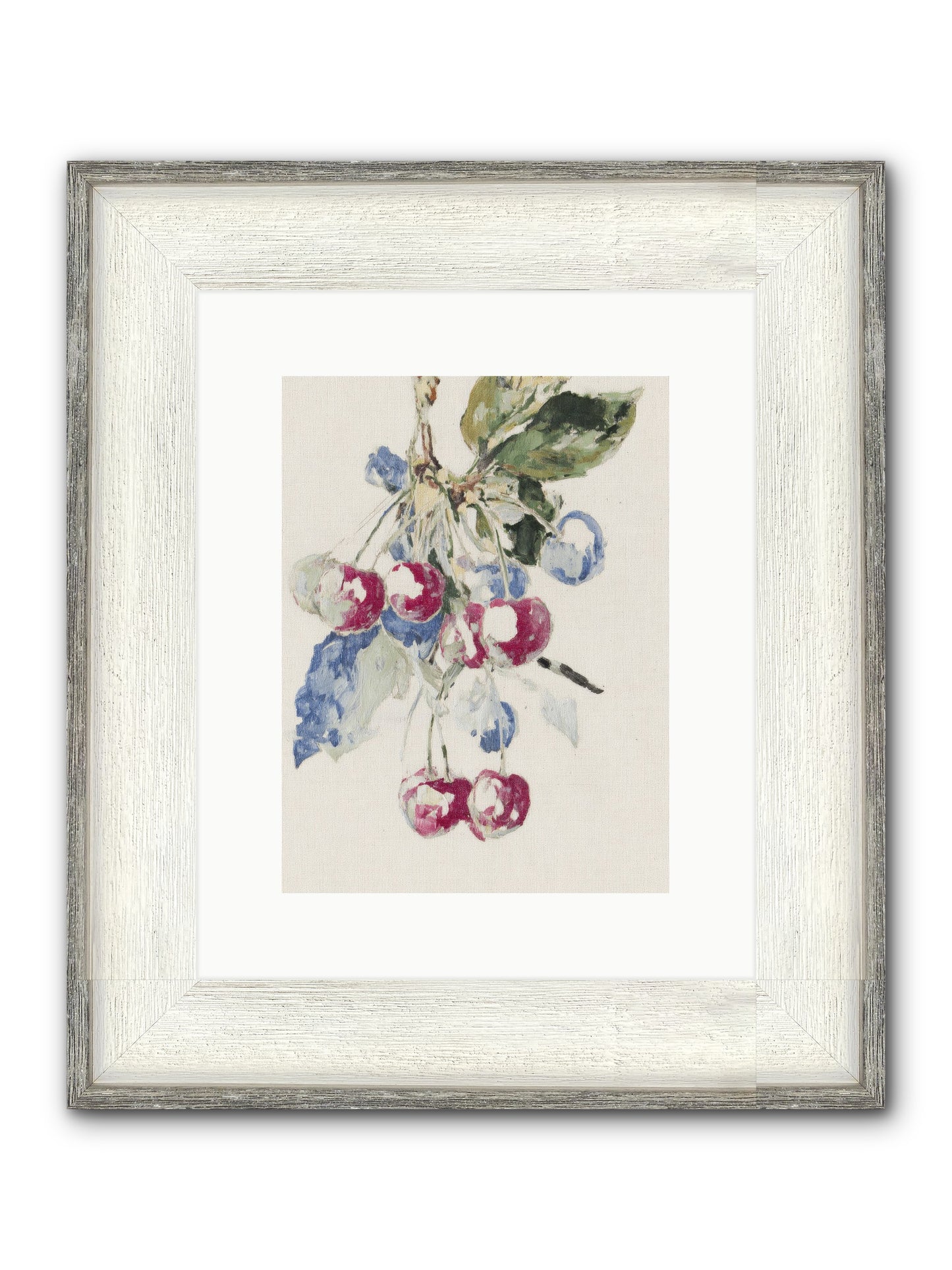 When Earth Offered Grace Framed Print - Driftwood White 9x12