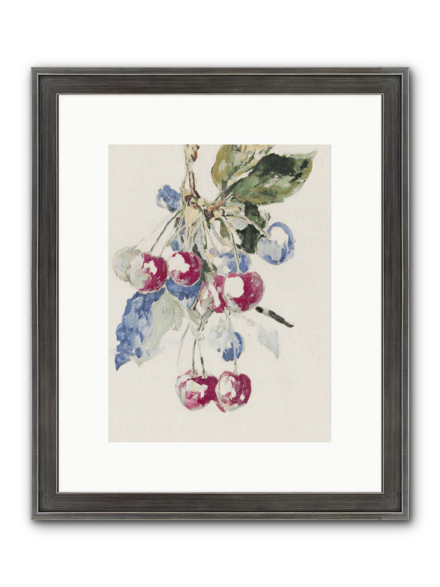 When Earth Offered Grace Framed Print - Slimwoods Black/Silver 9x12