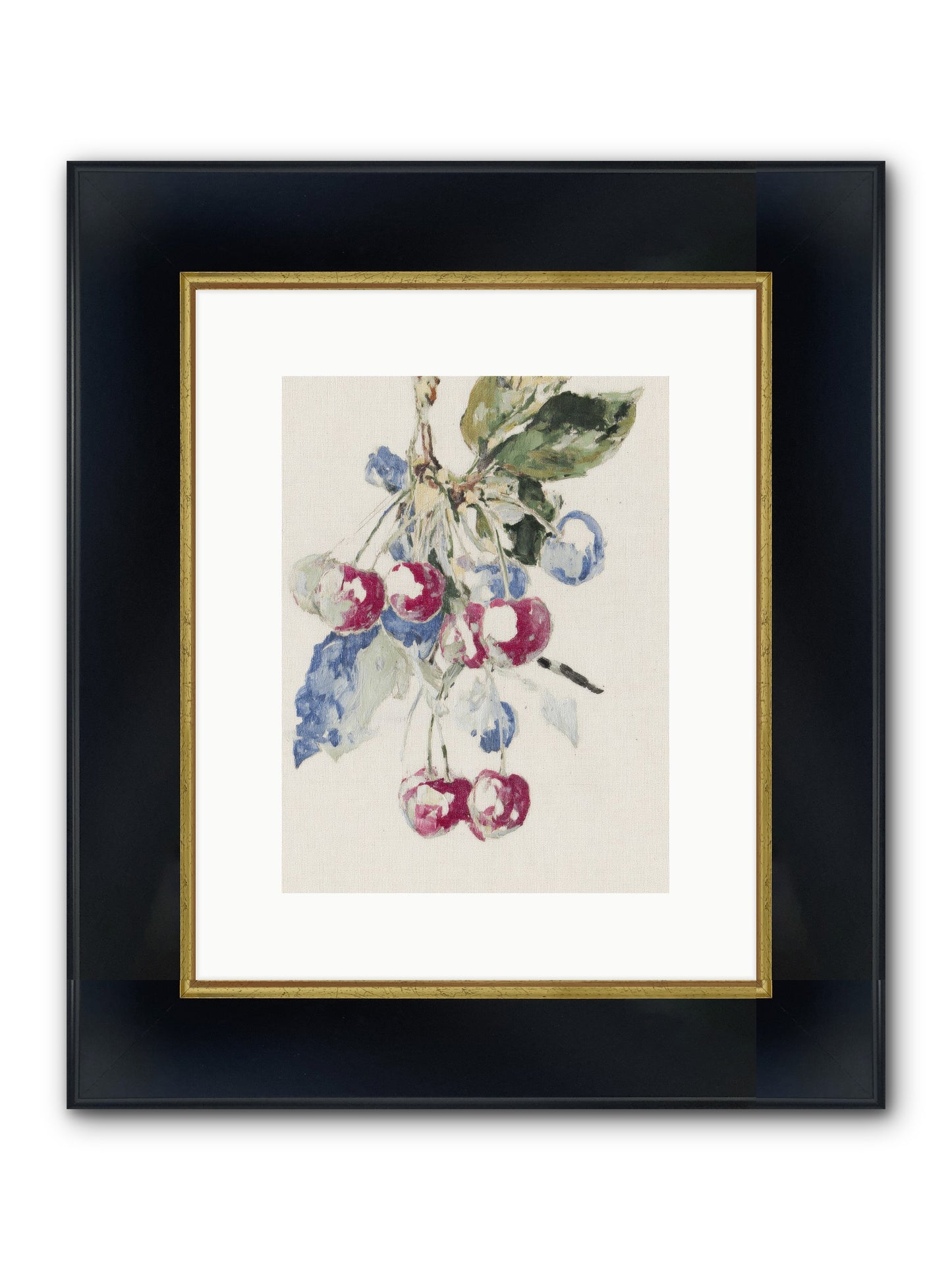 When Earth Offered Grace Framed Print - Wide Black w/Gold 9x12