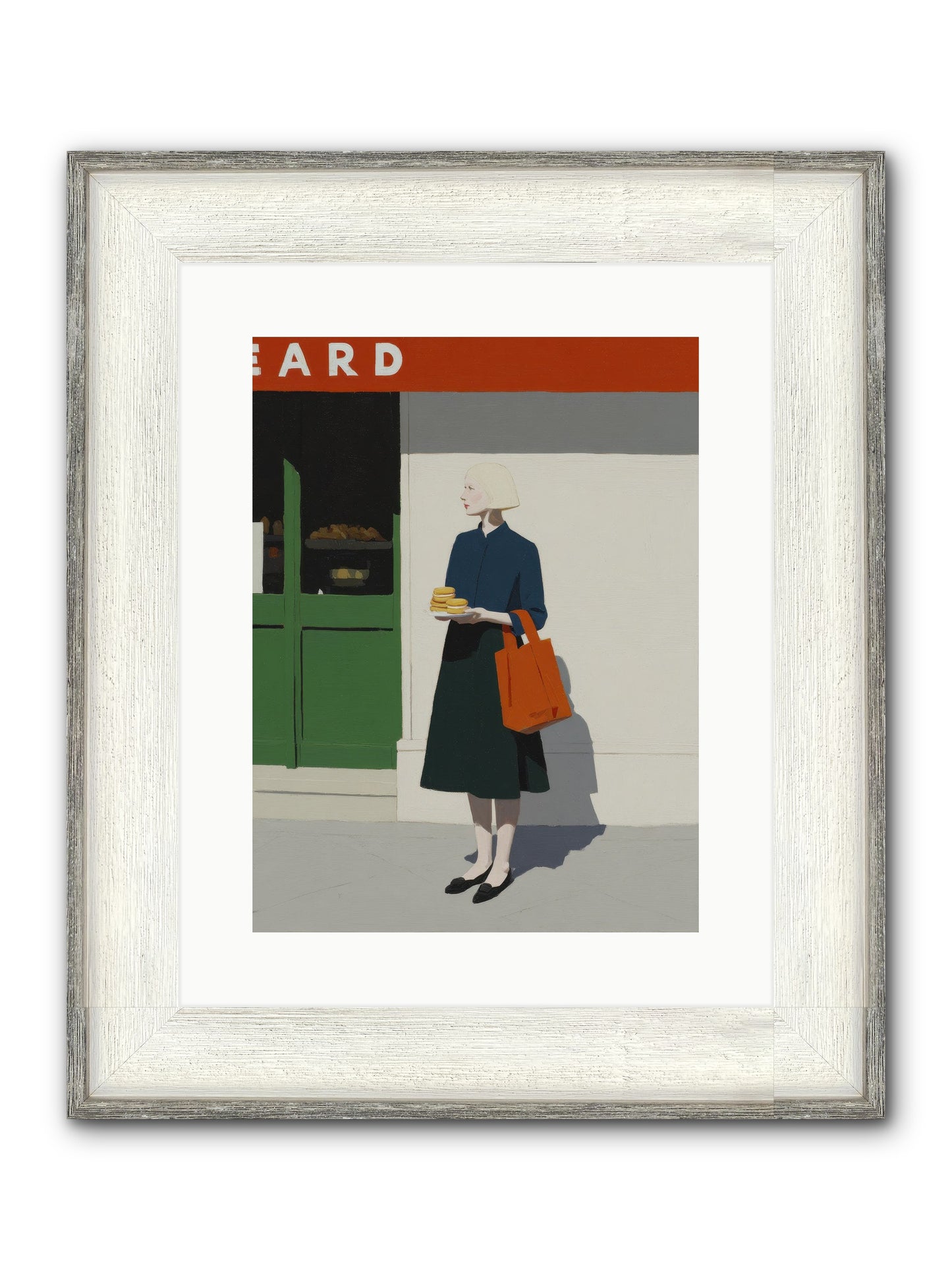 When Errands Became Poetry Framed Print - Driftwood White 12x16