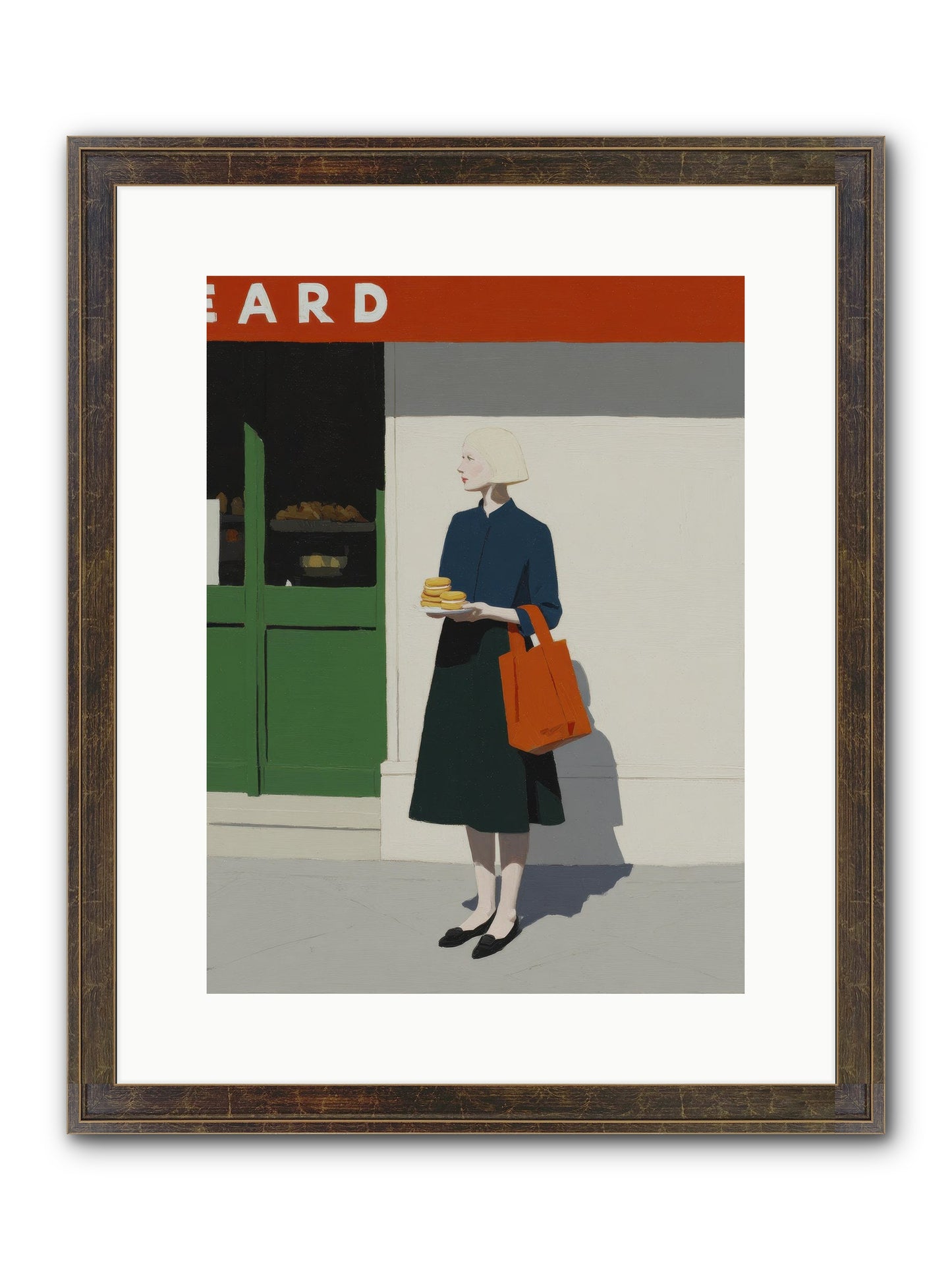 When Errands Became Poetry Framed Print - Slimwoods Black/Gold 12x16