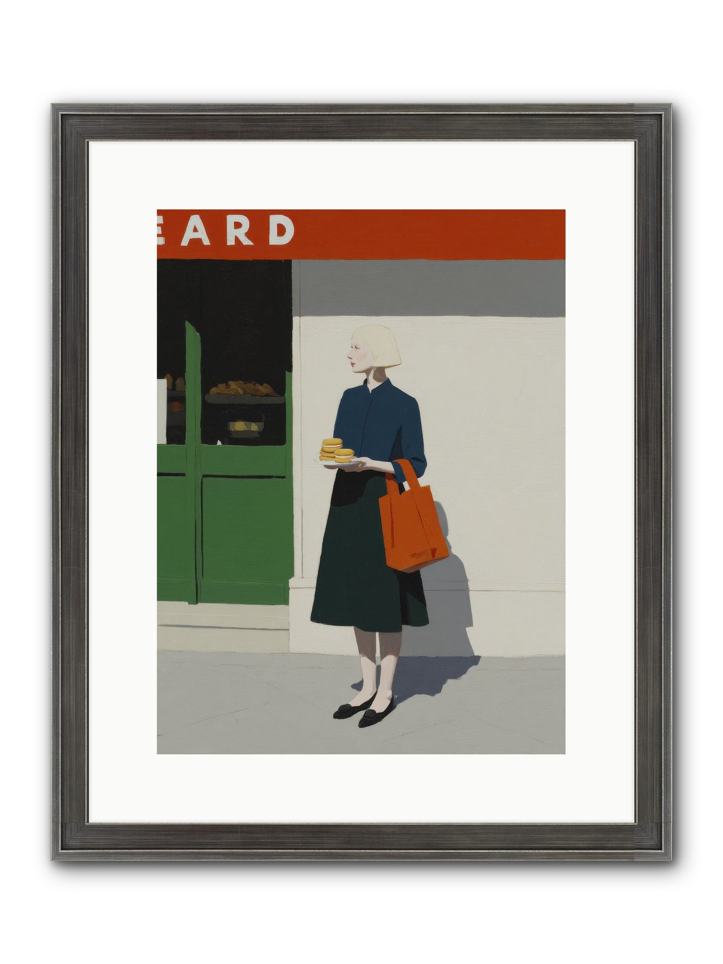 When Errands Became Poetry Framed Print - Slimwoods Black/Silver 12x16