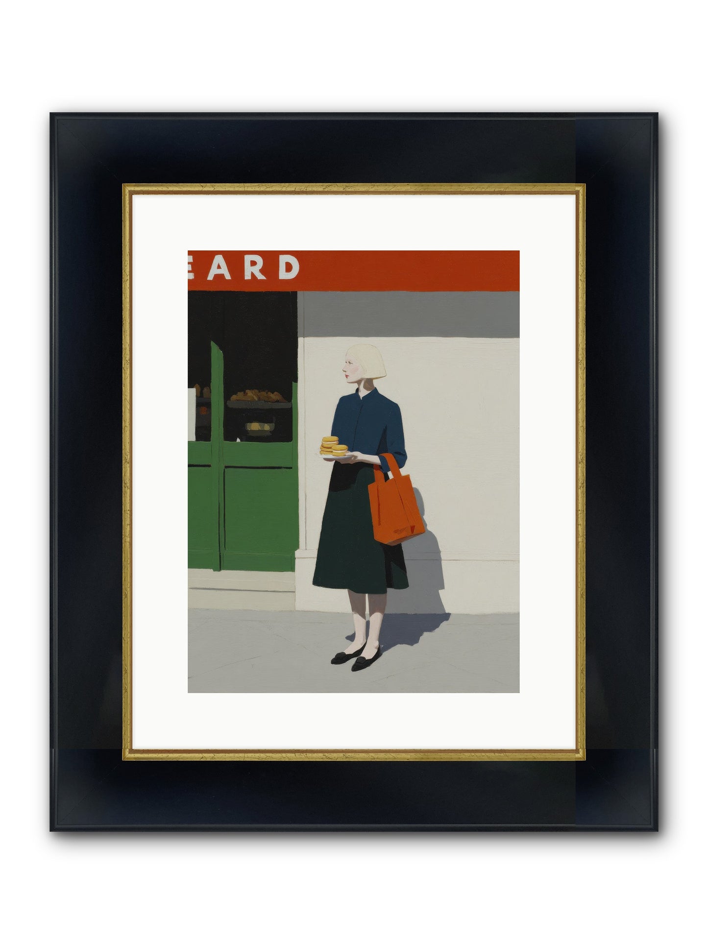 When Errands Became Poetry Framed Print - Wide Black w/Gold 12x16