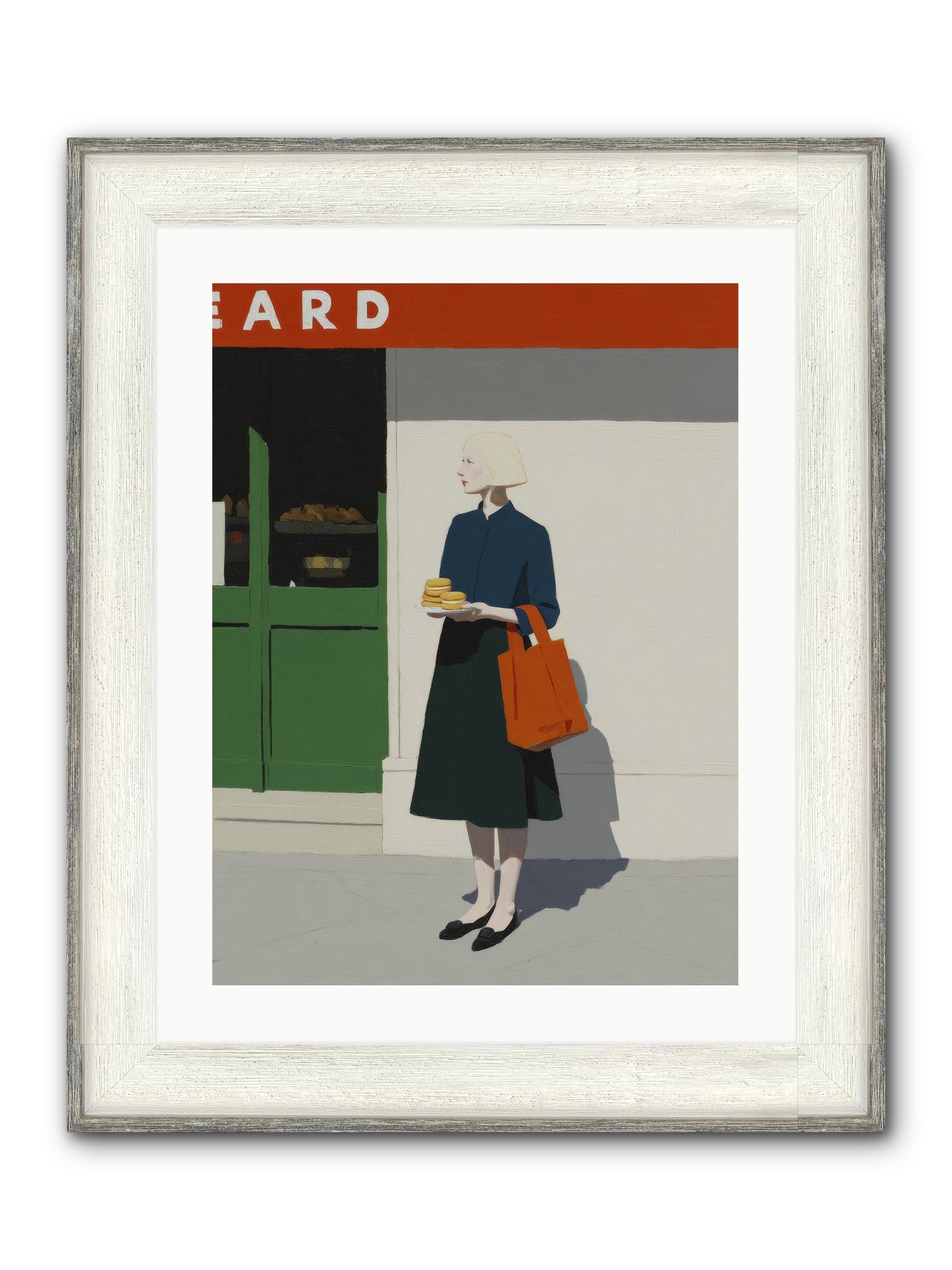 When Errands Became Poetry Framed Print - Driftwood White 18x24