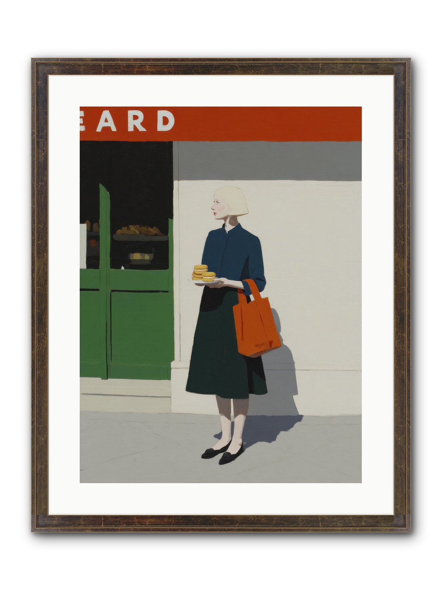 When Errands Became Poetry Framed Print - Slimwoods Black/Gold 18x24
