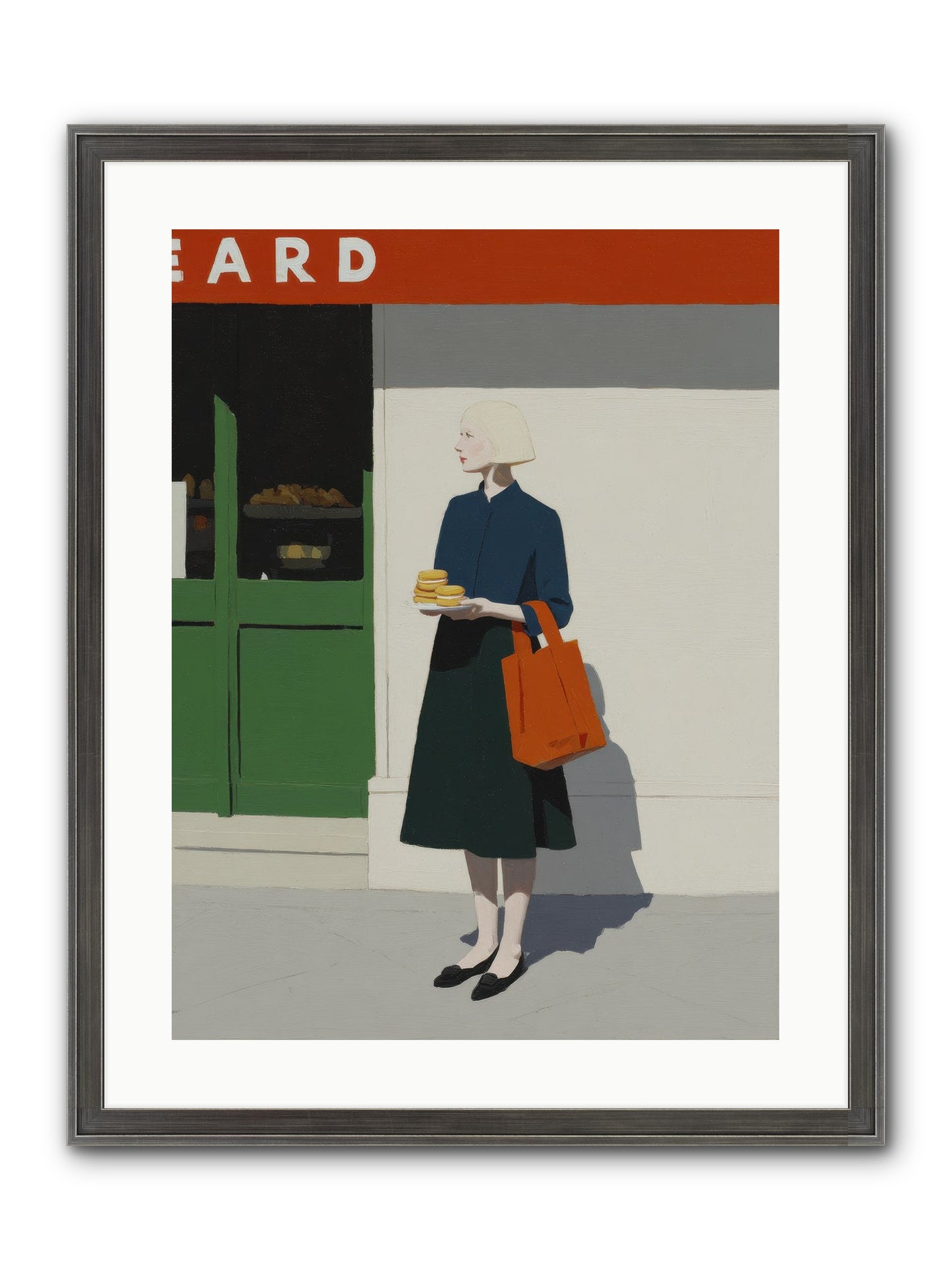 When Errands Became Poetry Framed Print - Slimwoods Black/Silver 18x24