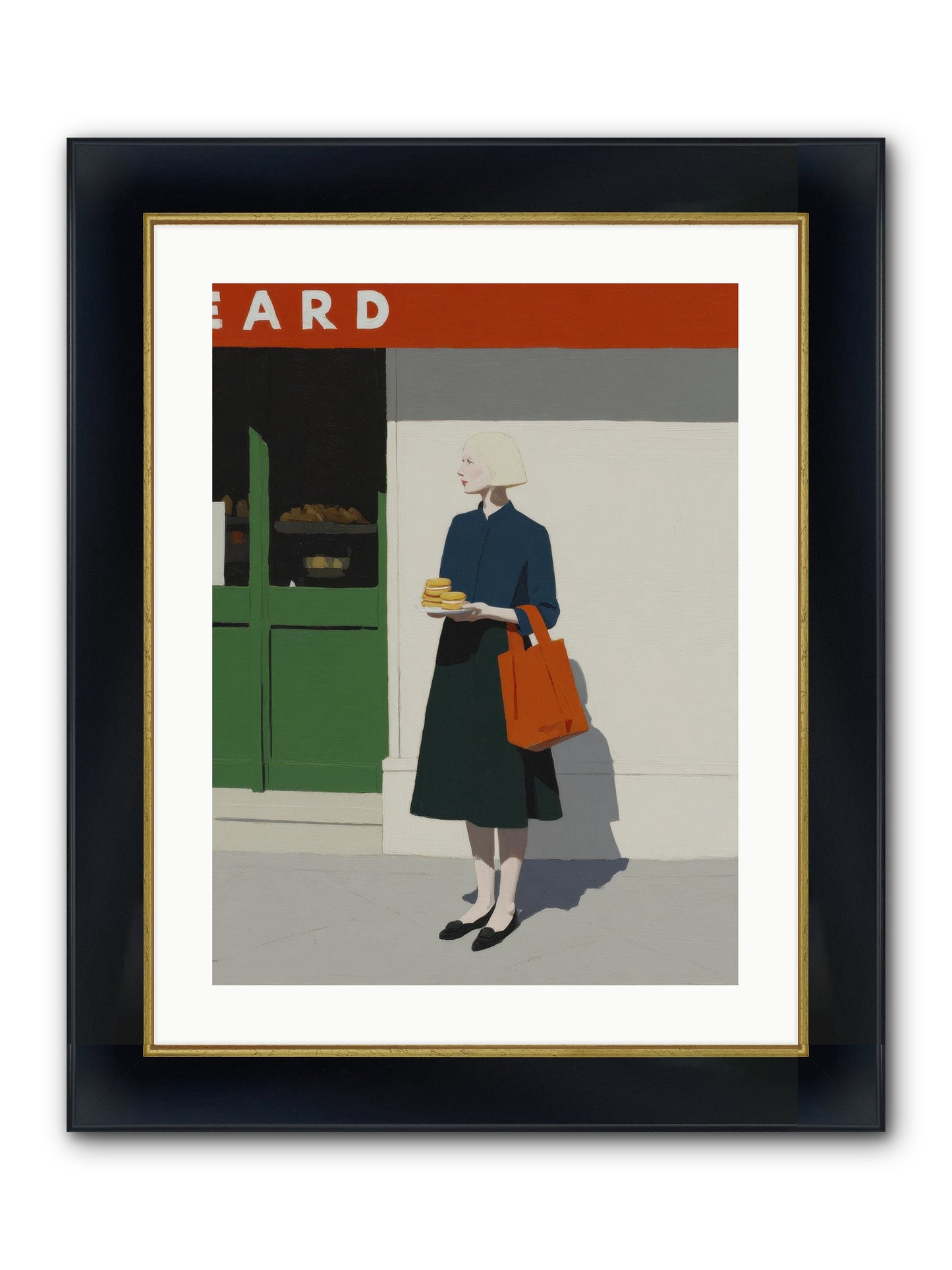 When Errands Became Poetry Framed Print - Wide Black w/Gold 18x24