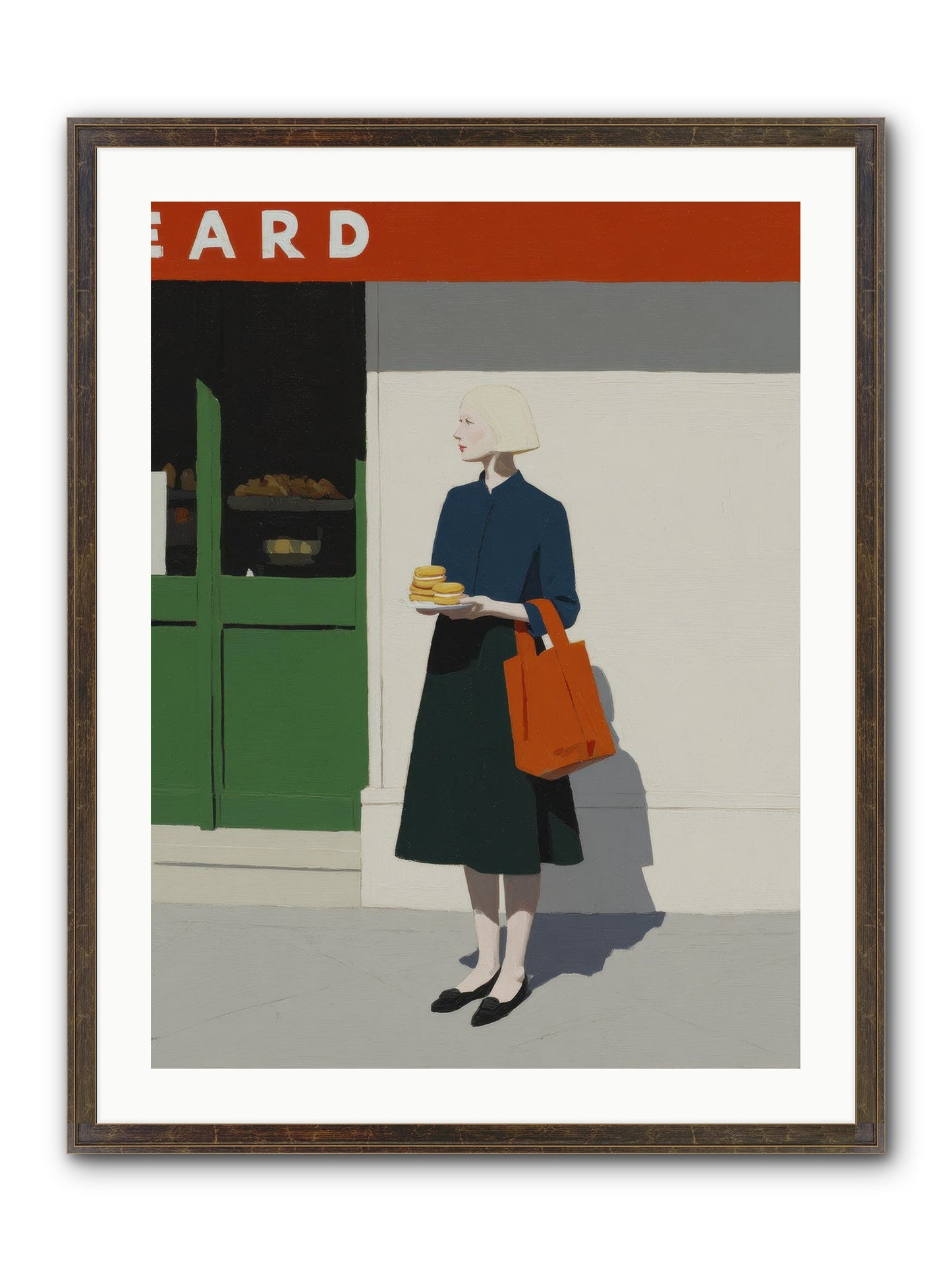 When Errands Became Poetry Framed Print - Slimwoods Black/Gold 24x32