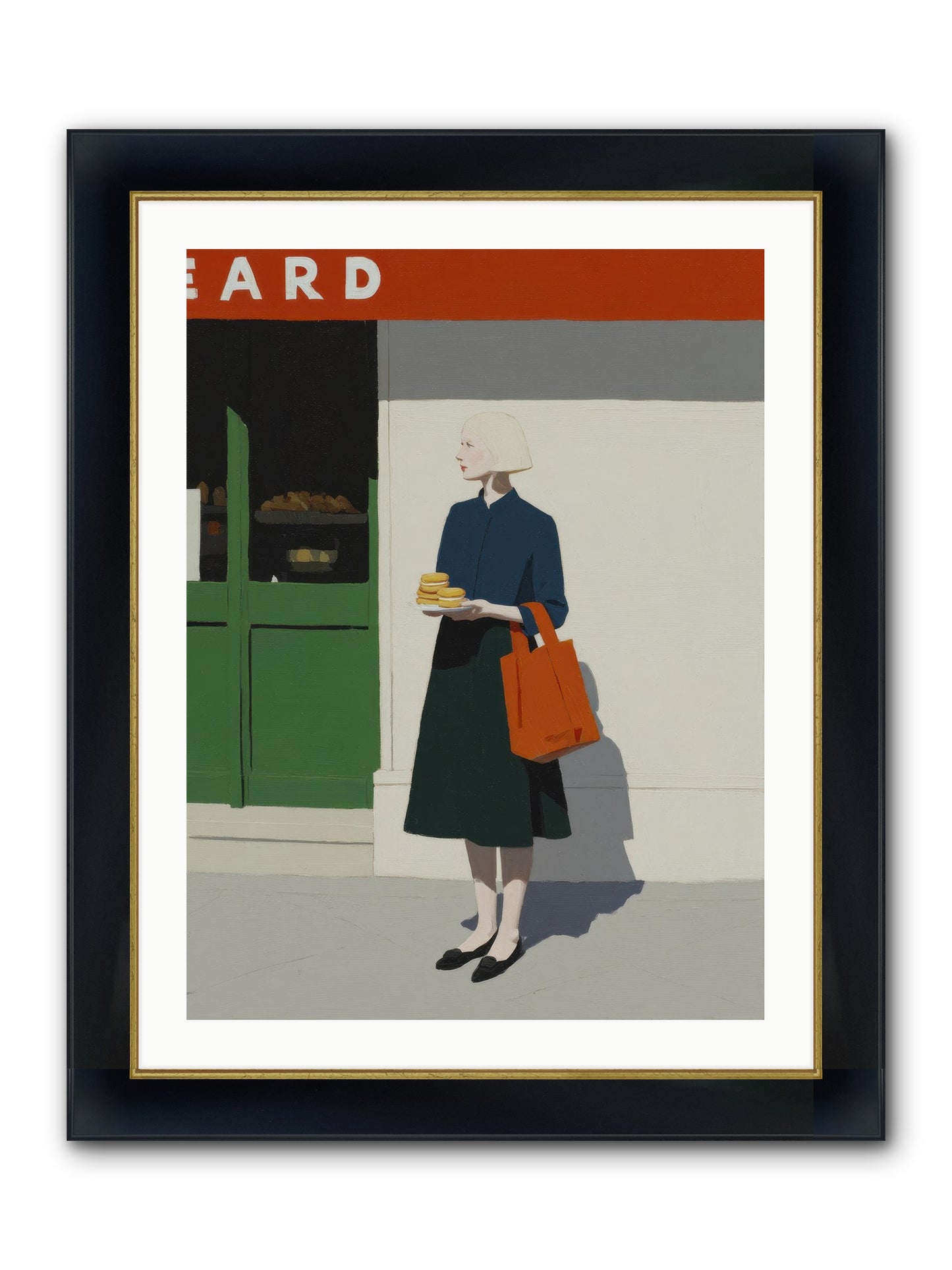 When Errands Became Poetry Framed Print - Wide Black w/Gold 24x32