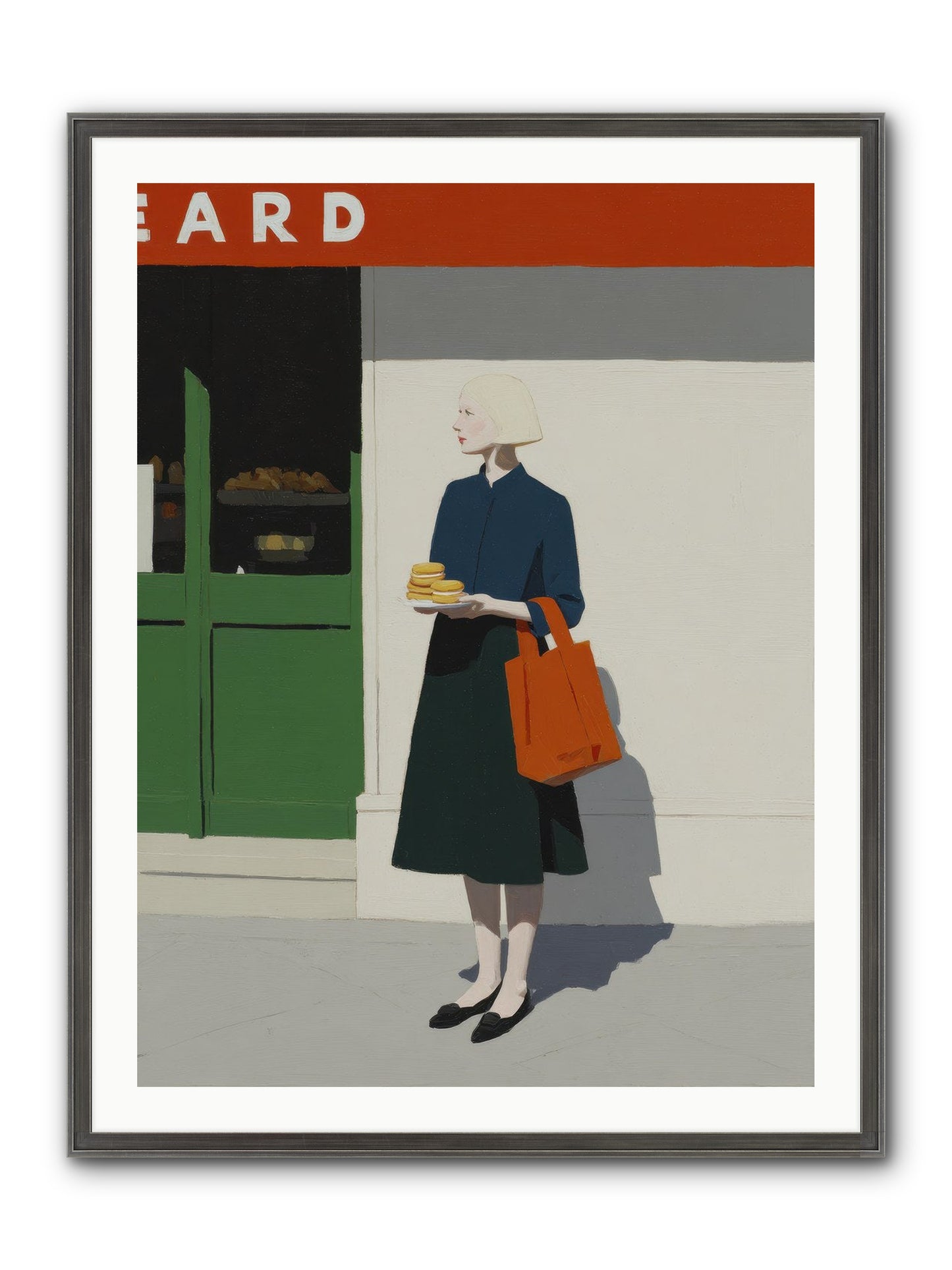 When Errands Became Poetry Framed Print - Slimwoods Black/Silver 30x40