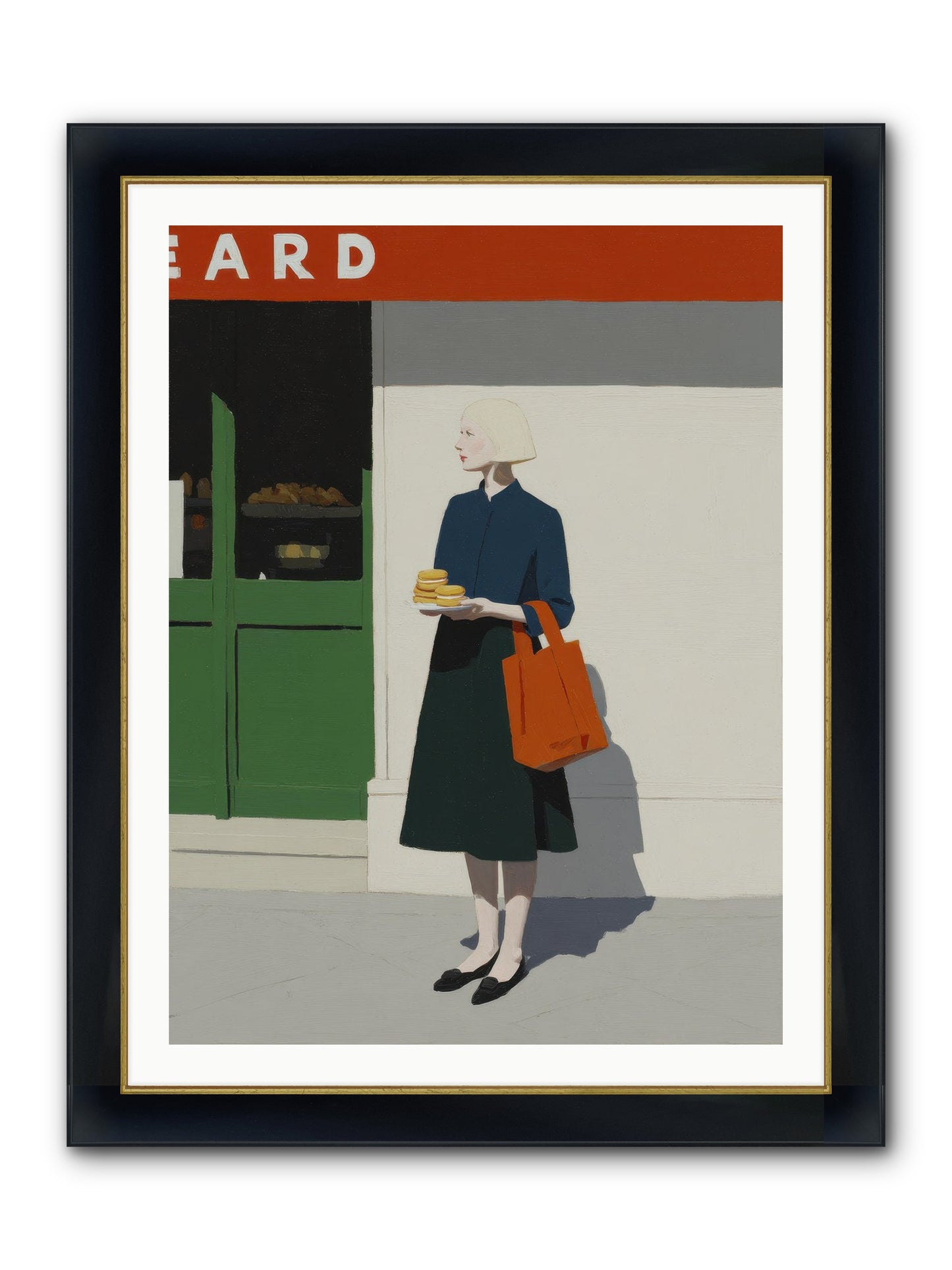 When Errands Became Poetry Framed Print - Wide Black w/Gold 30x40