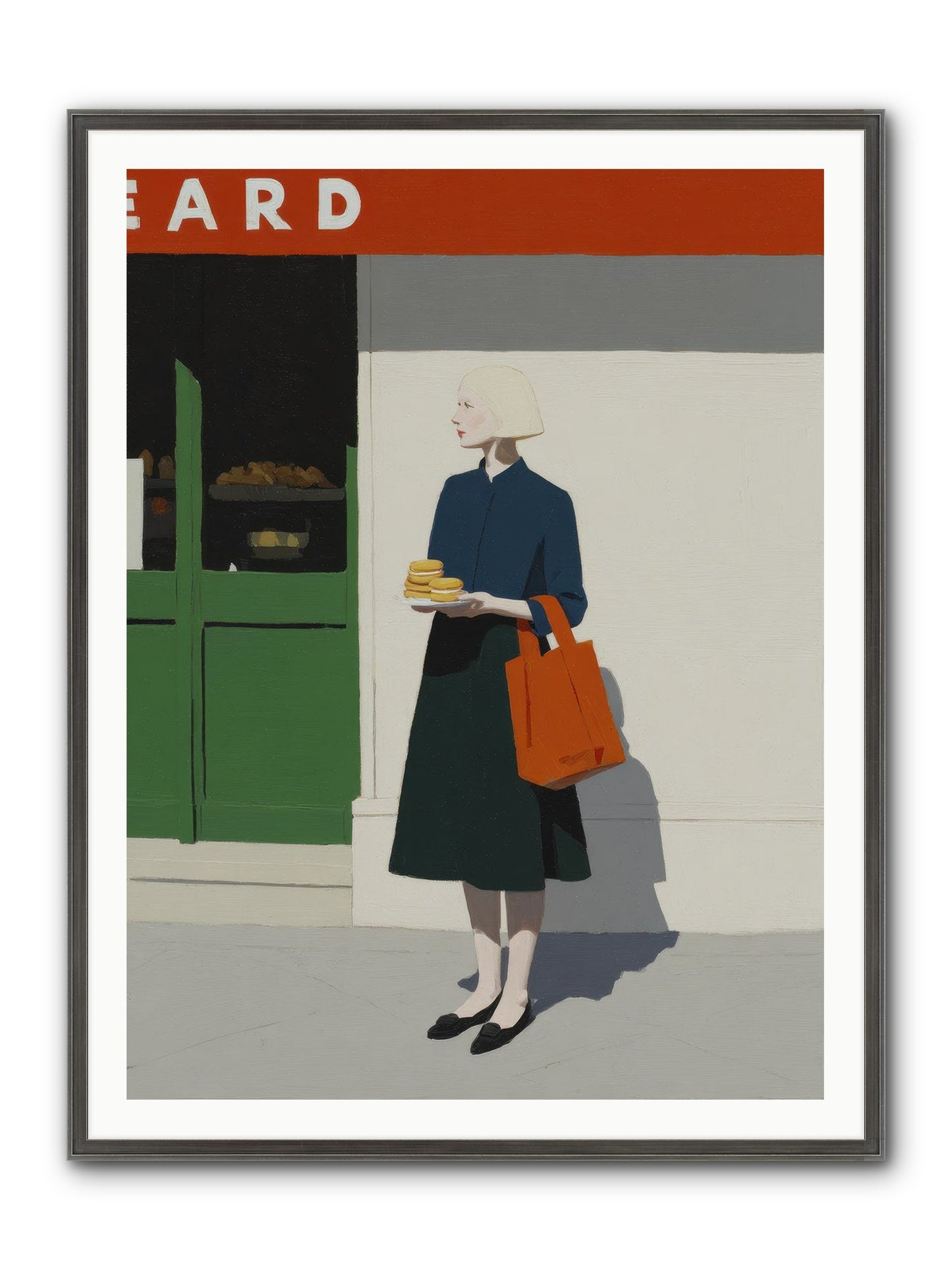 When Errands Became Poetry Framed Print - Slimwoods Black/Silver 36x48