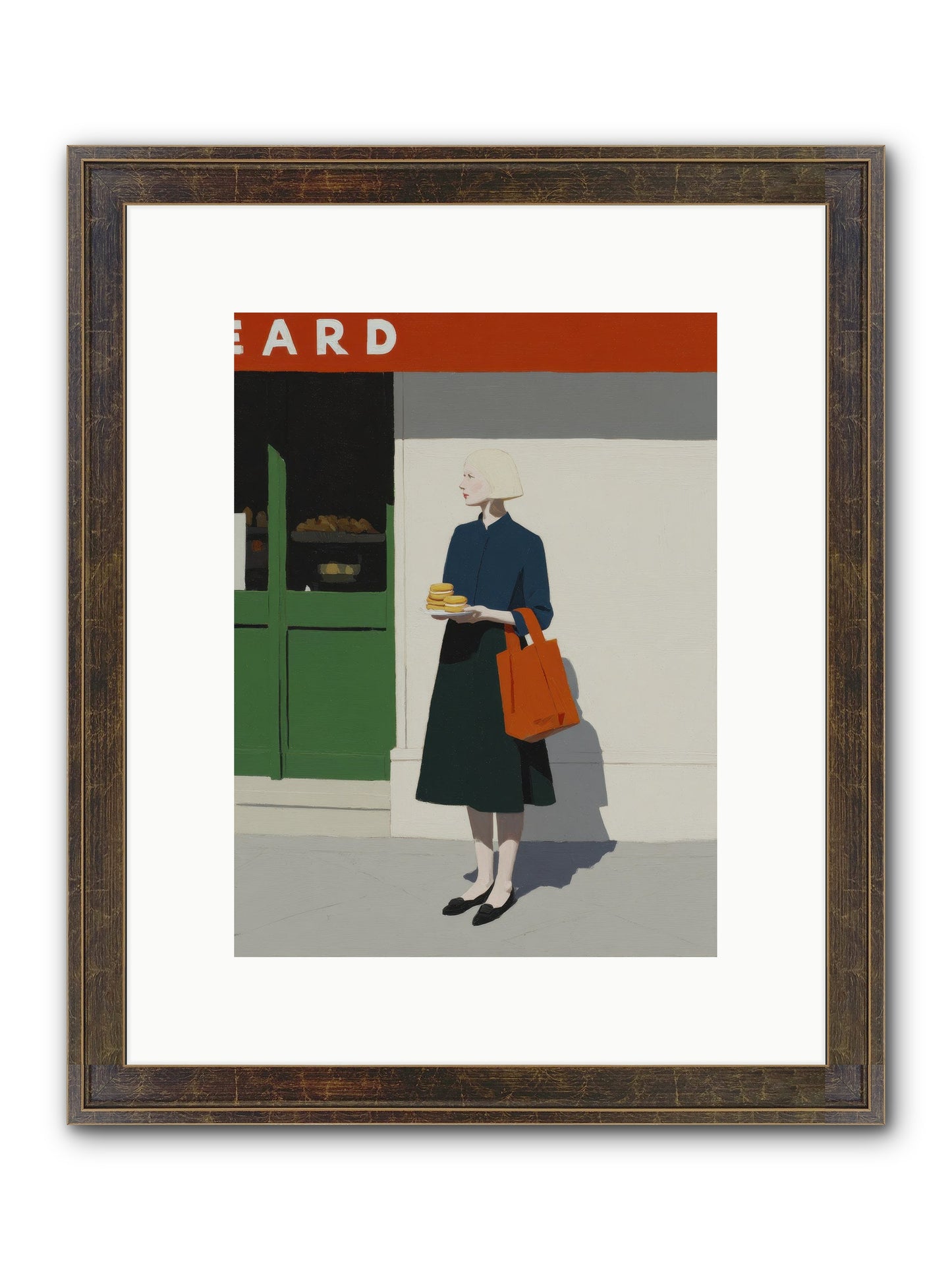When Errands Became Poetry Framed Print - Slimwoods Black/Gold 9x12