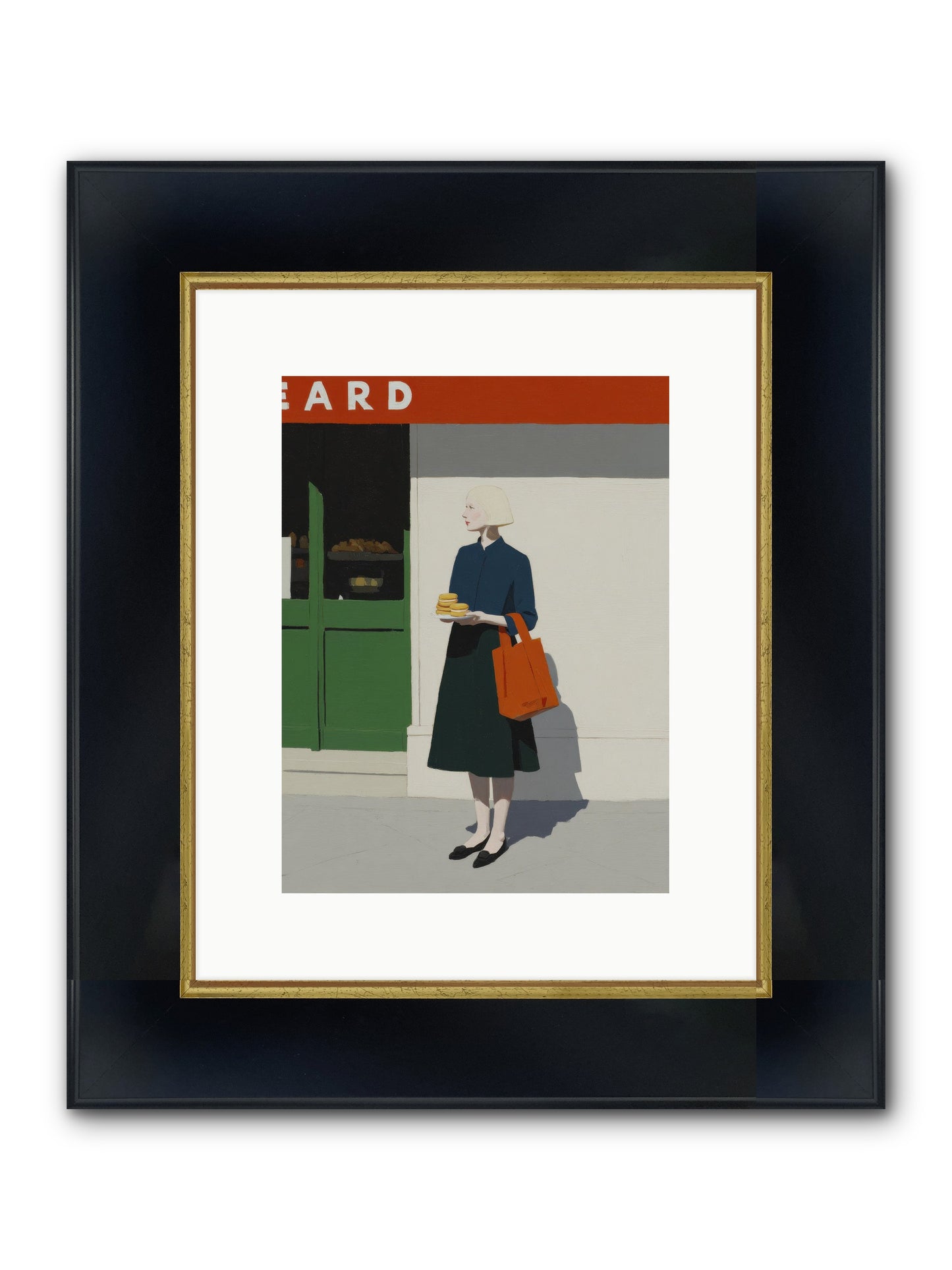 When Errands Became Poetry Framed Print - Wide Black w/Gold 9x12