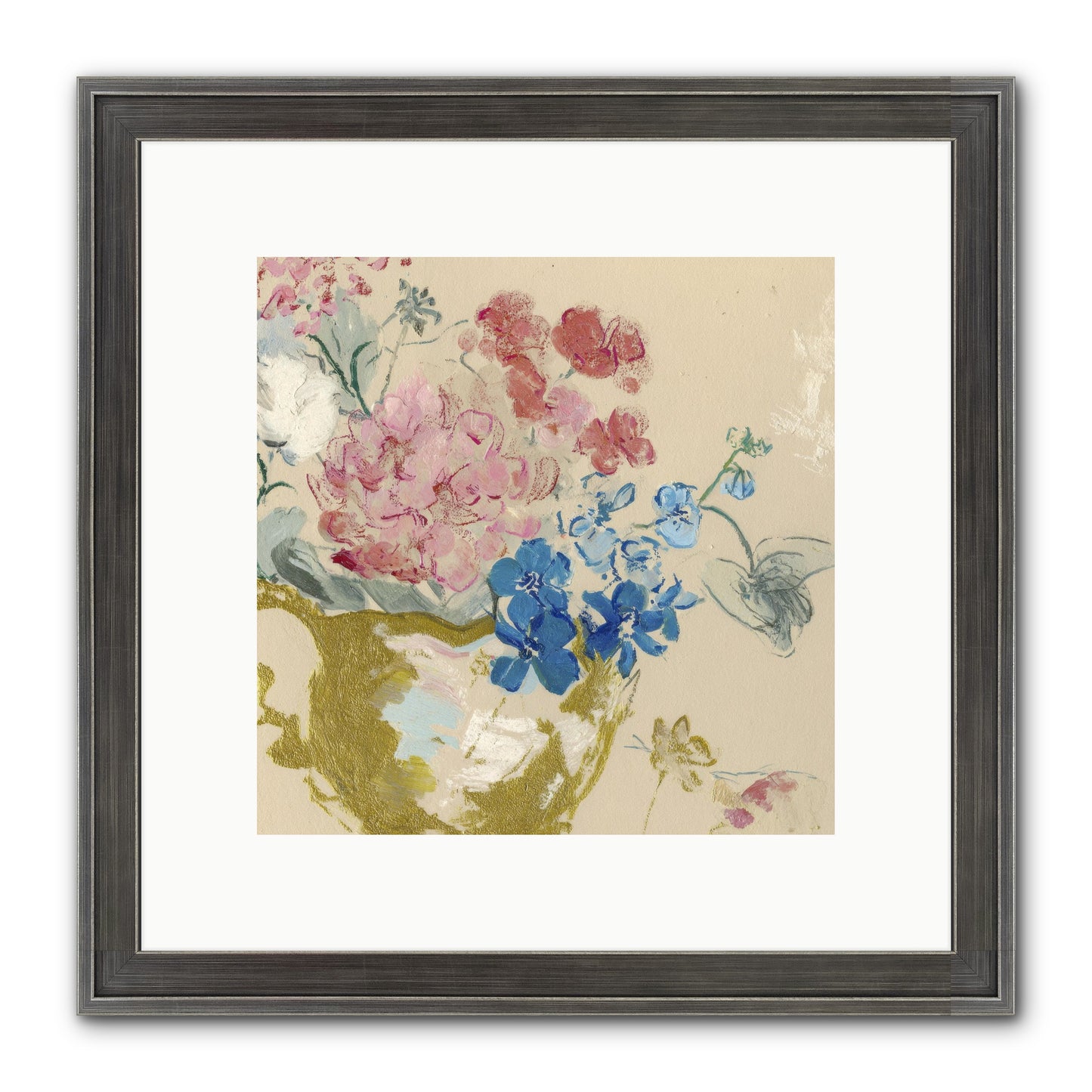 When Flora Told Her Story Framed Print - Slimwoods Black/Silver 10x10