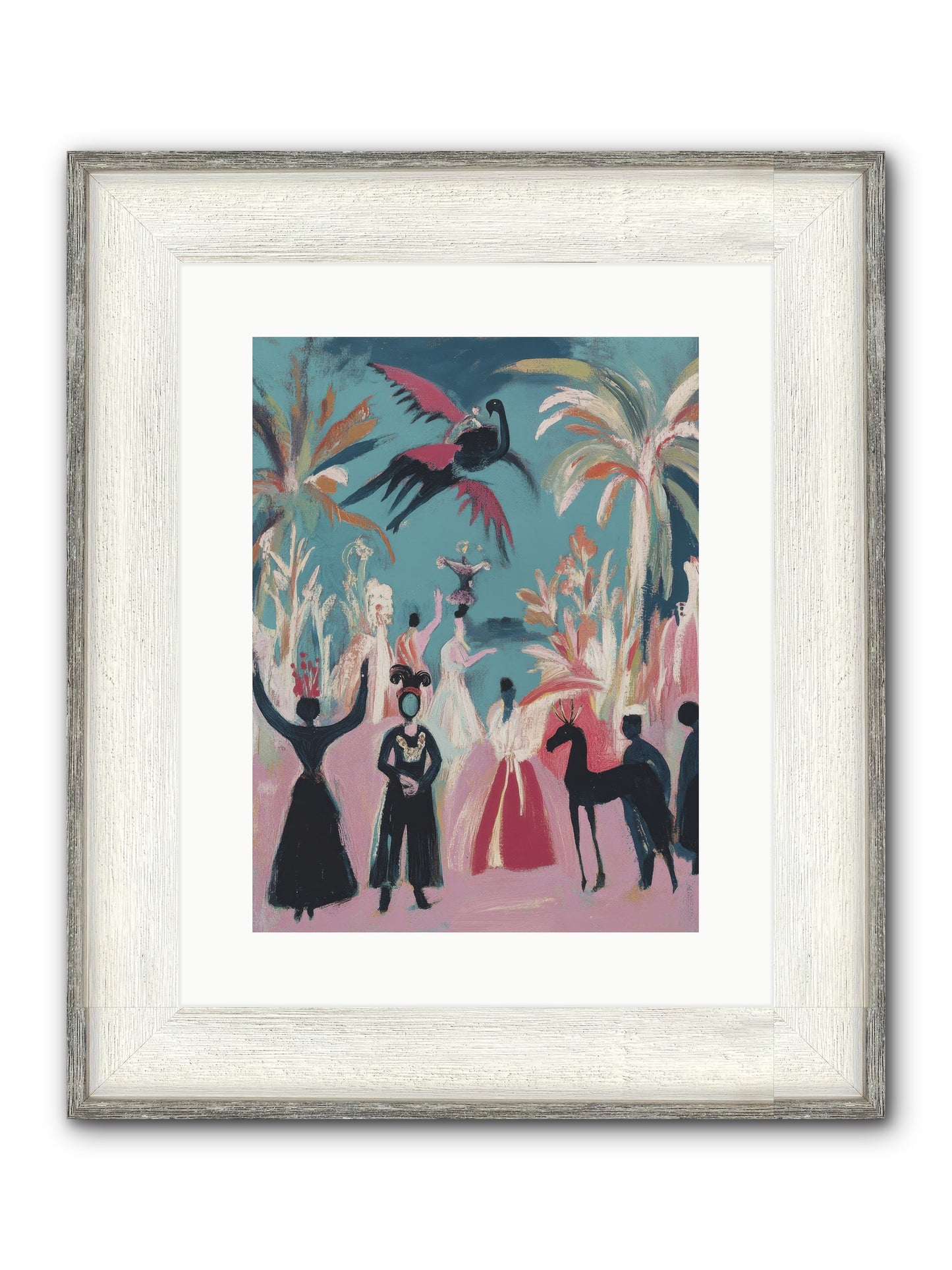 When Forever Finally Comes Framed Print - Driftwood White 12x16