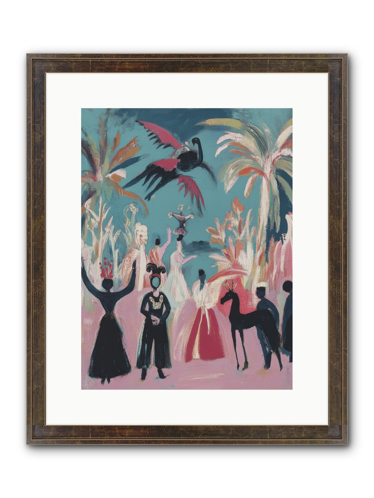 When Forever Finally Comes Framed Print - Slimwoods Black/Gold 12x16
