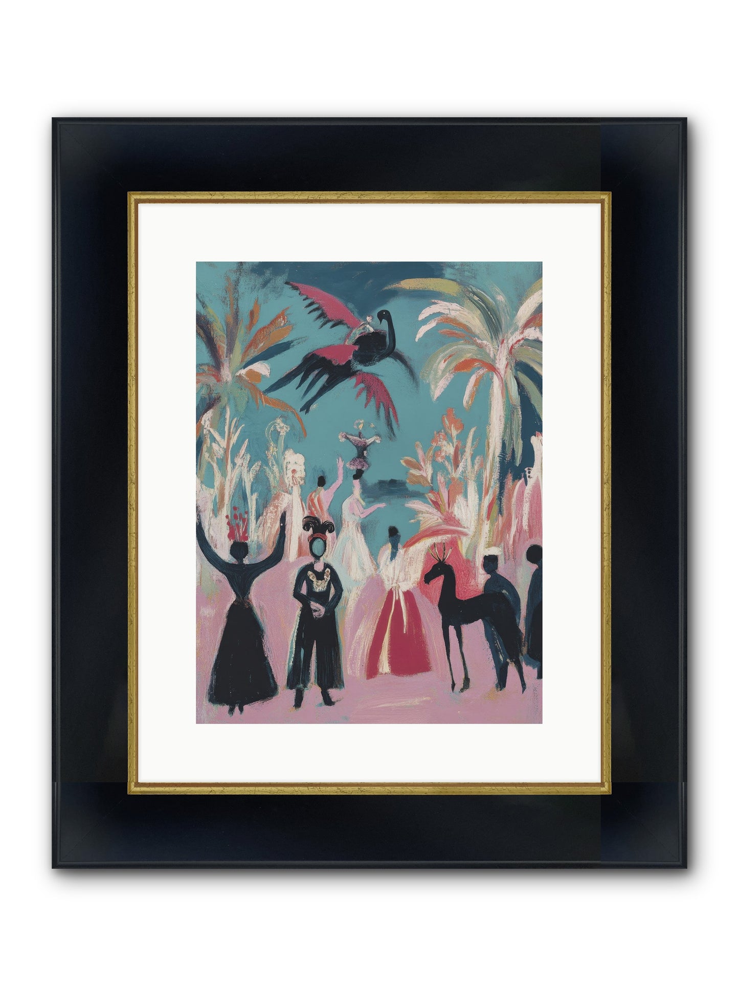 When Forever Finally Comes Framed Print - Wide Black w/Gold 12x16