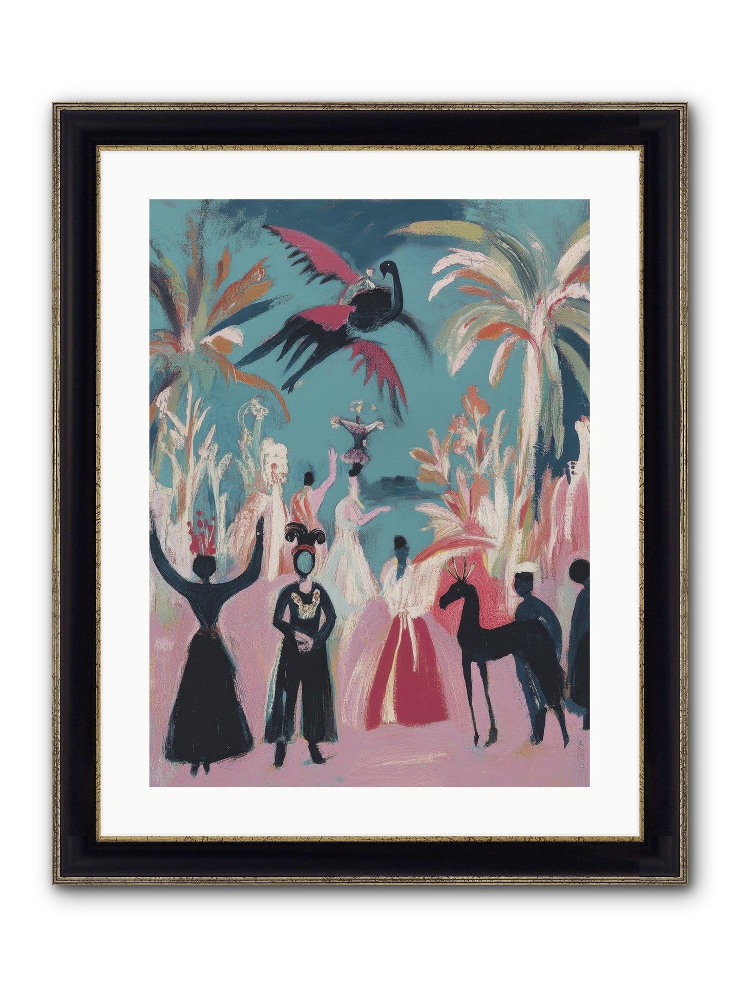 When Forever Finally Comes Framed Print - Black & Gold 18x24