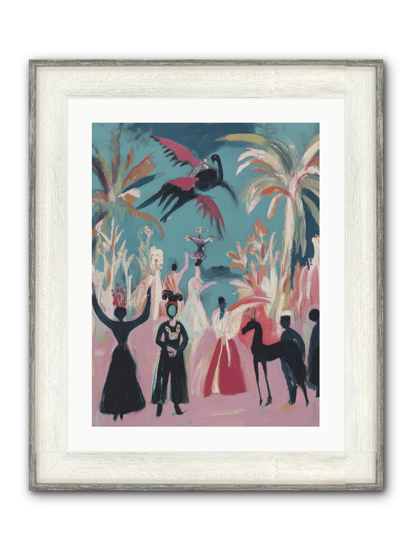 When Forever Finally Comes Framed Print - Driftwood White 18x24