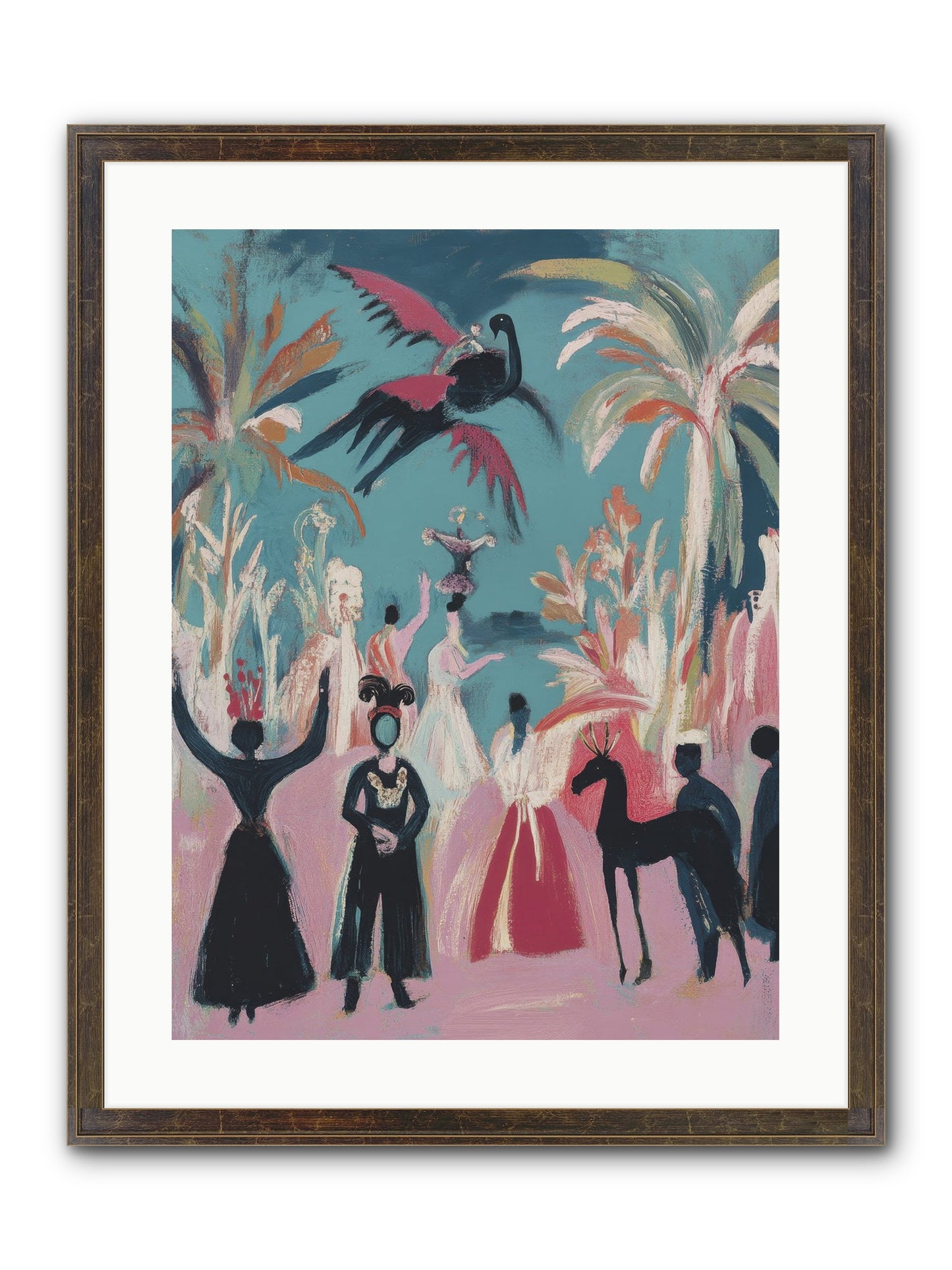 When Forever Finally Comes Framed Print - Slimwoods Black/Gold 18x24