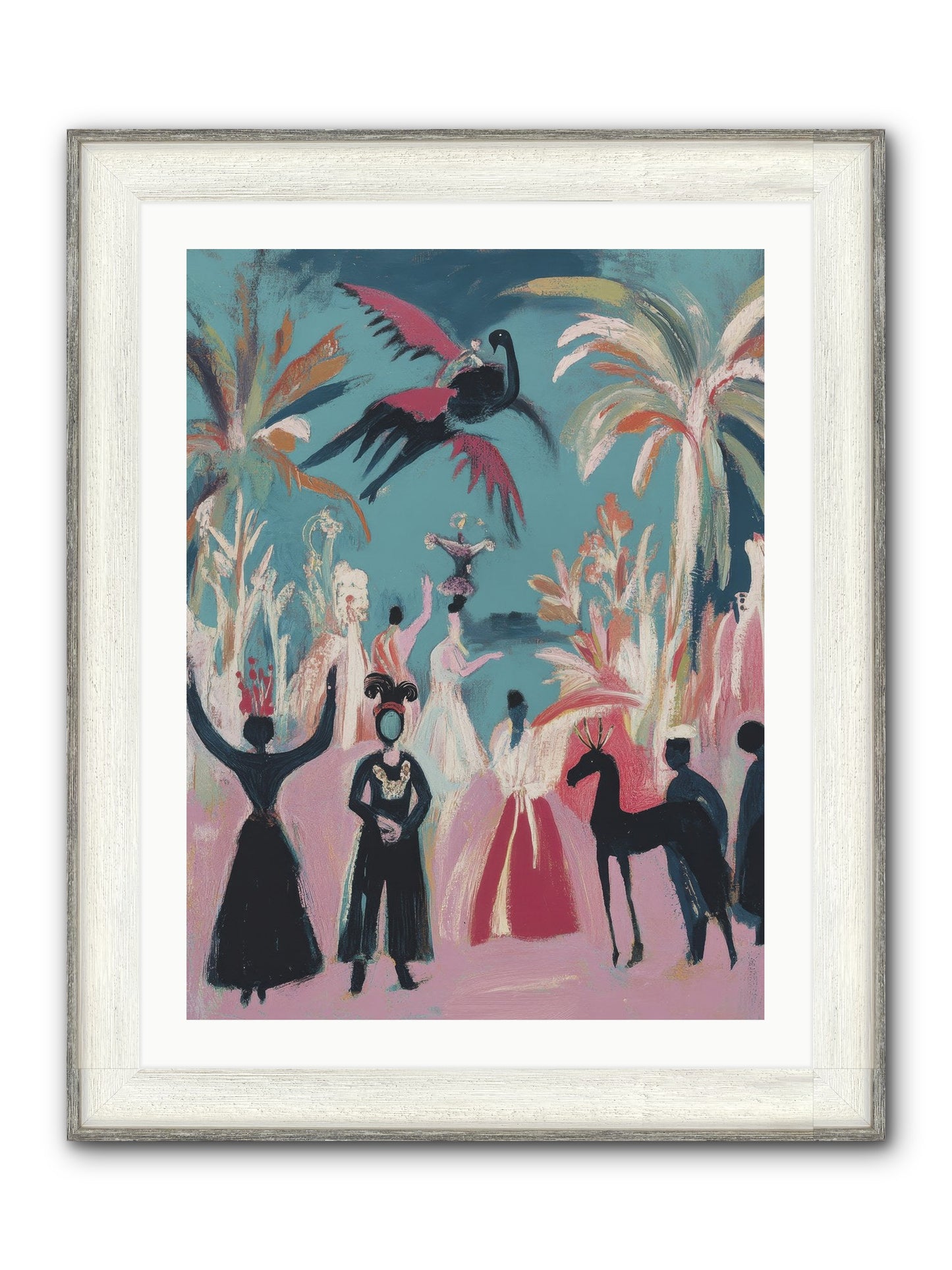 When Forever Finally Comes Framed Print - Driftwood White 24x32