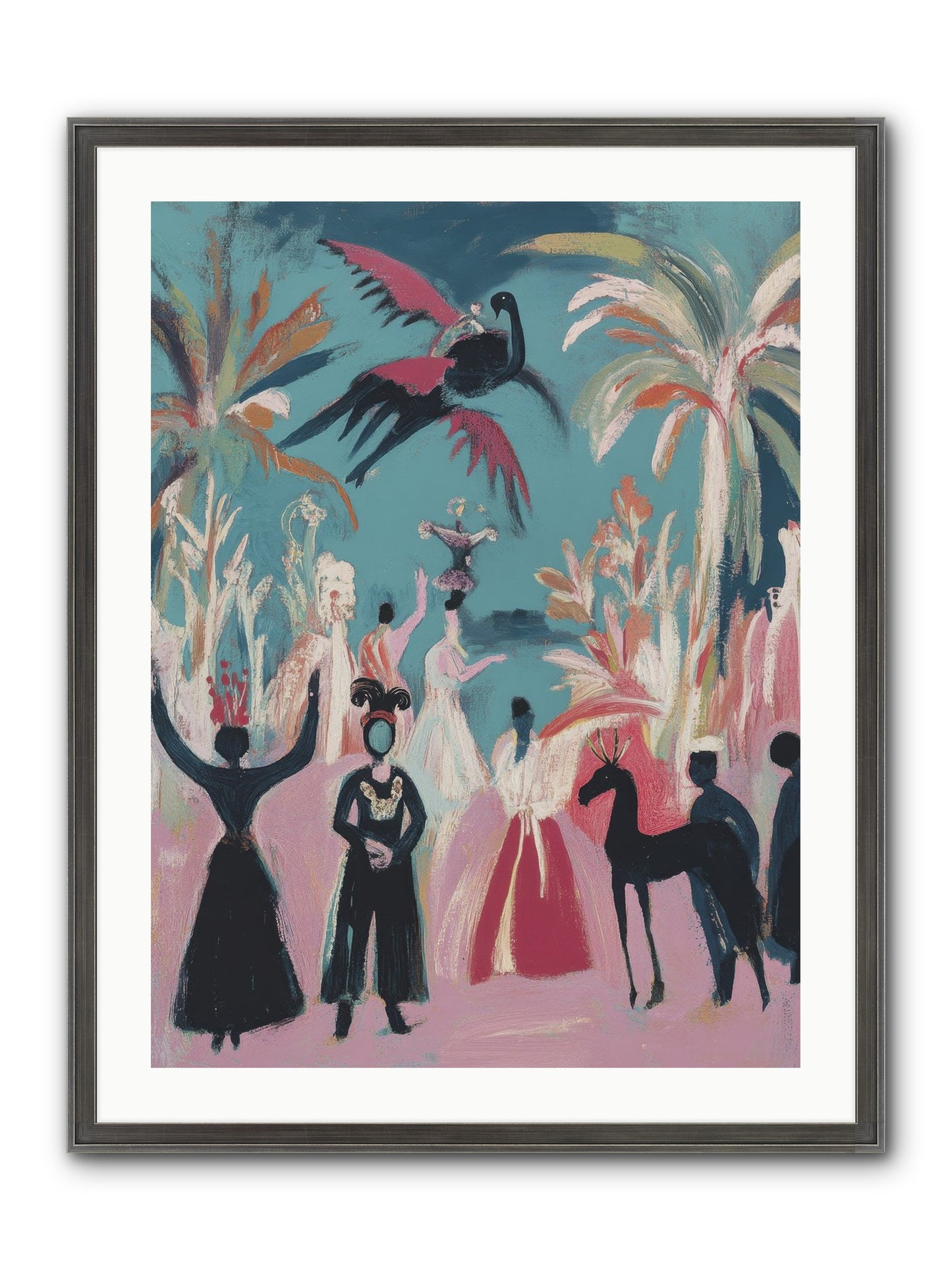 When Forever Finally Comes Framed Print - Slimwoods Black/Silver 24x32