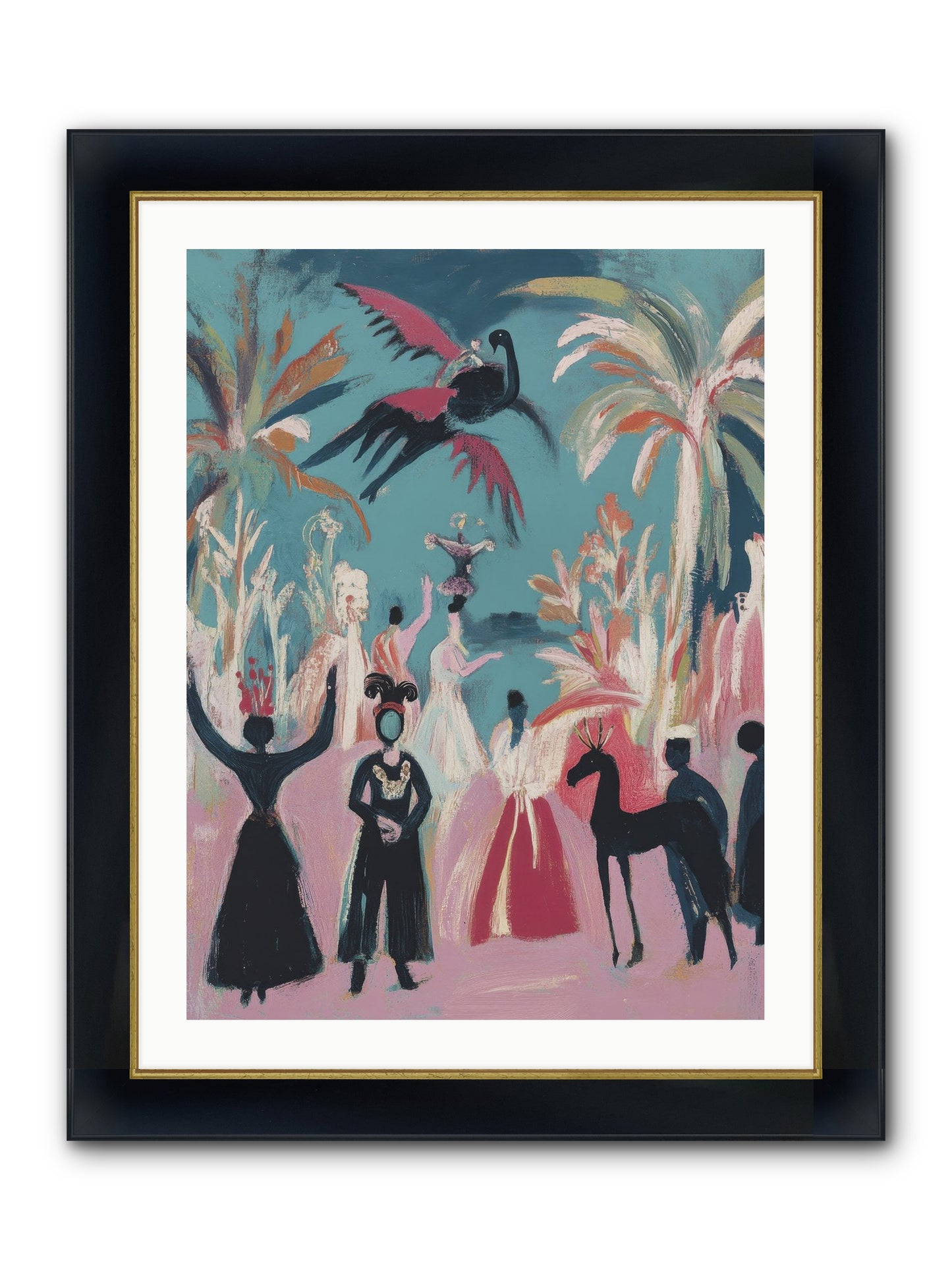 When Forever Finally Comes Framed Print - Wide Black w/Gold 24x32