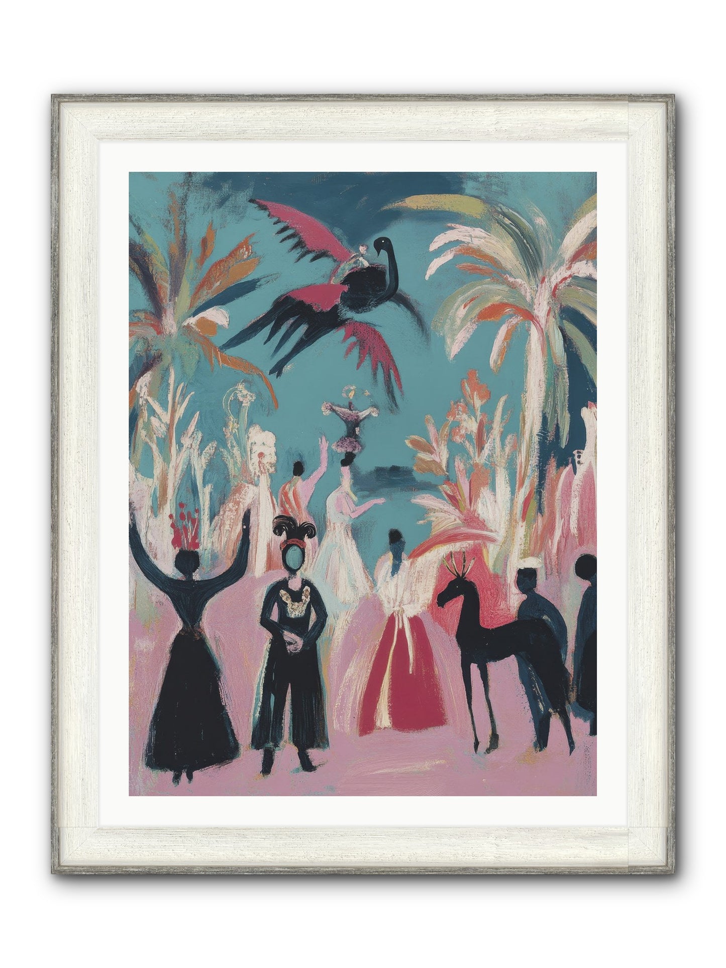 When Forever Finally Comes Framed Print - Driftwood White 30x40