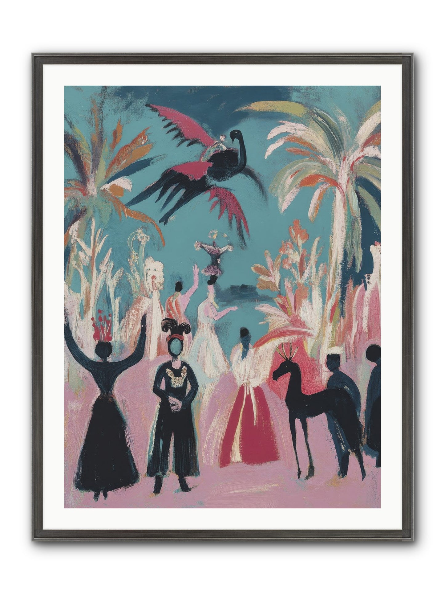 When Forever Finally Comes Framed Print - Slimwoods Black/Silver 30x40