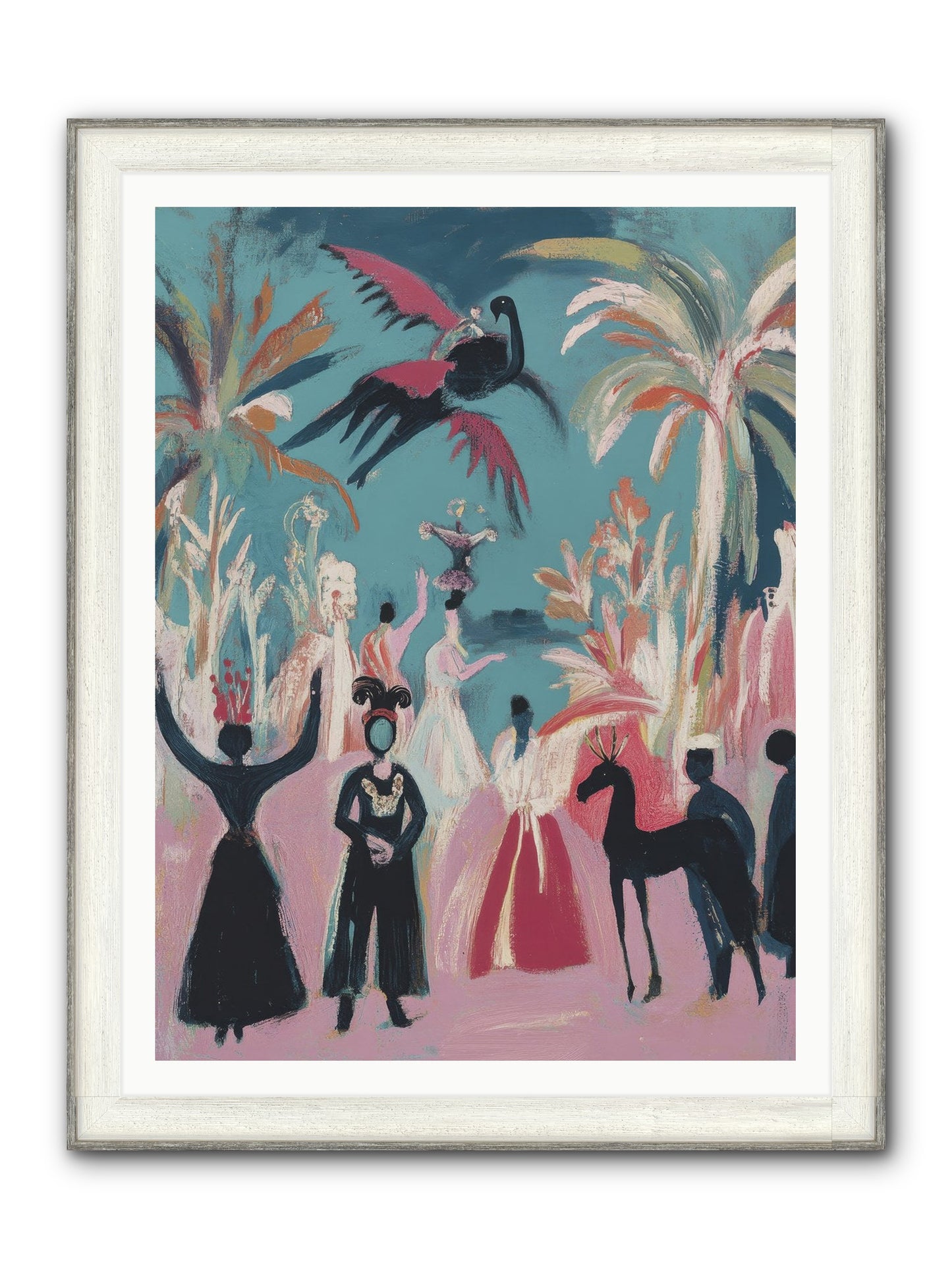 When Forever Finally Comes Framed Print - Driftwood White 36x48