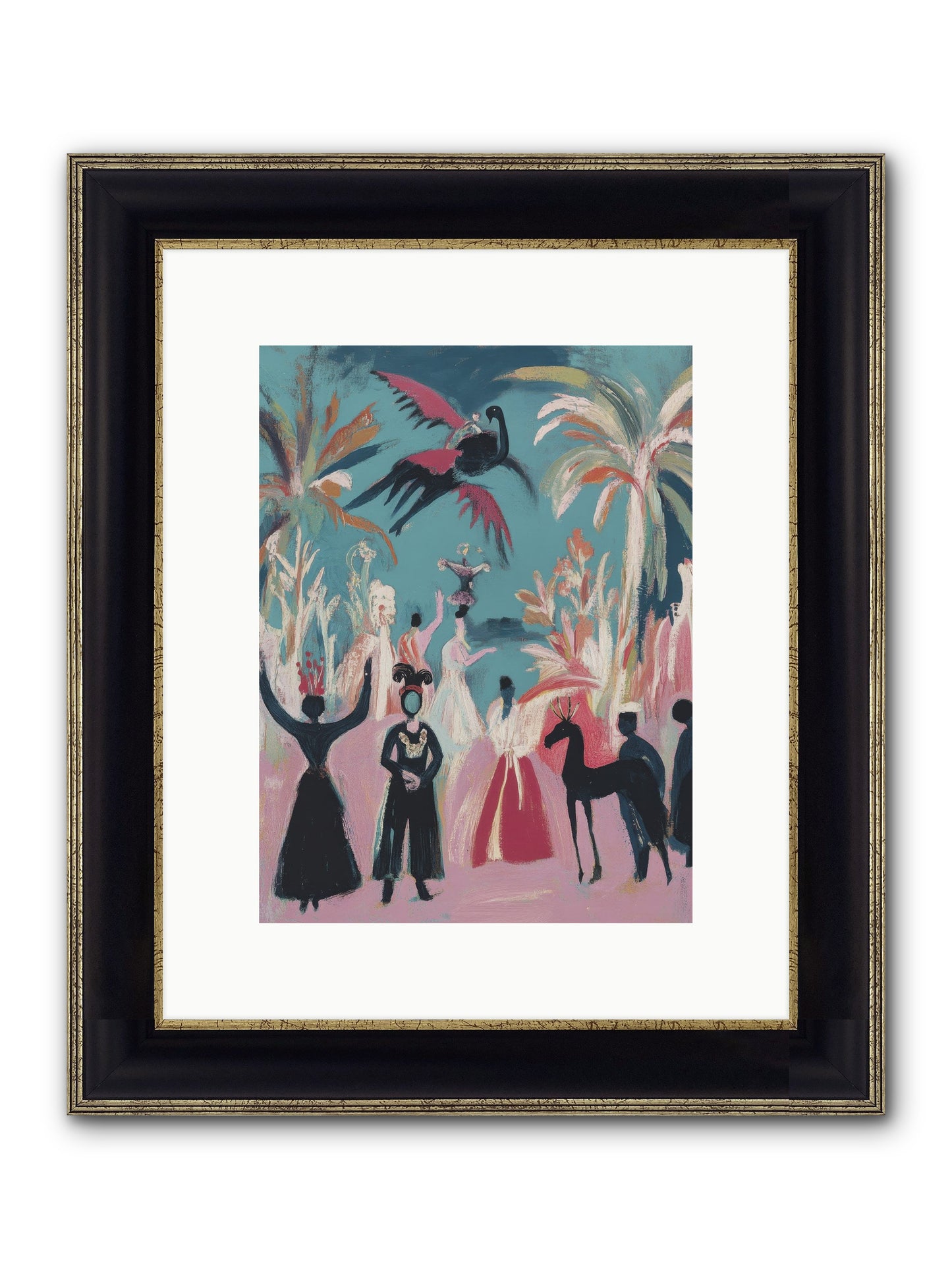When Forever Finally Comes Framed Print - Black & Gold 9x12