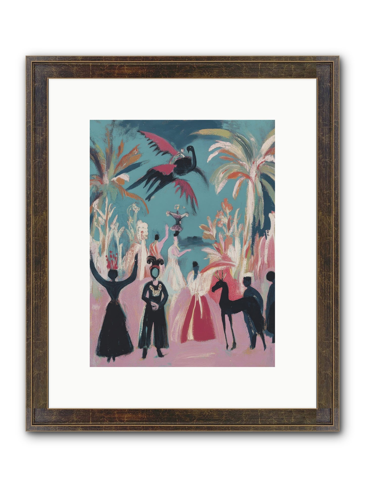 When Forever Finally Comes Framed Print - Slimwoods Black/Gold 9x12