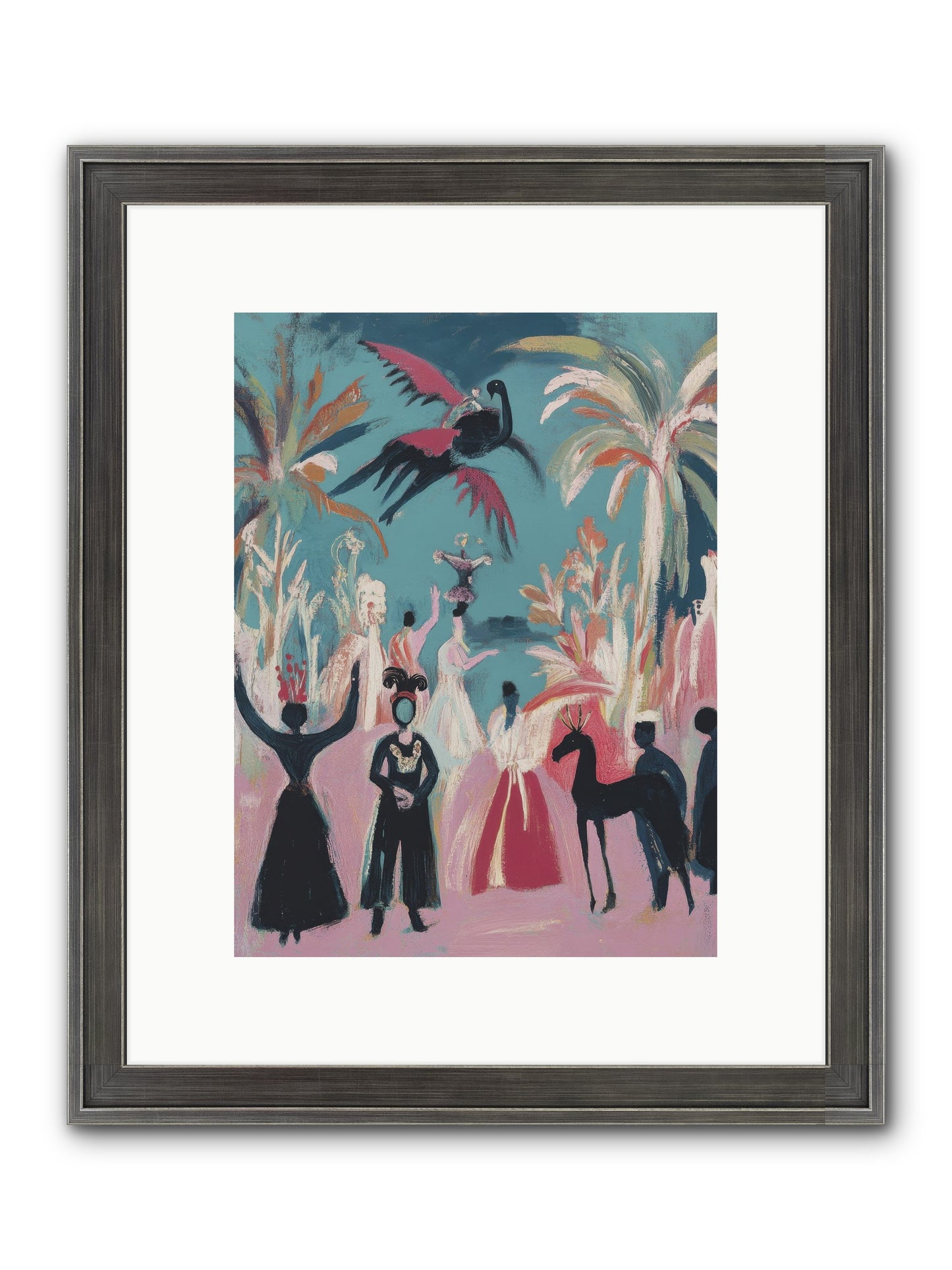 When Forever Finally Comes Framed Print - Slimwoods Black/Silver 9x12