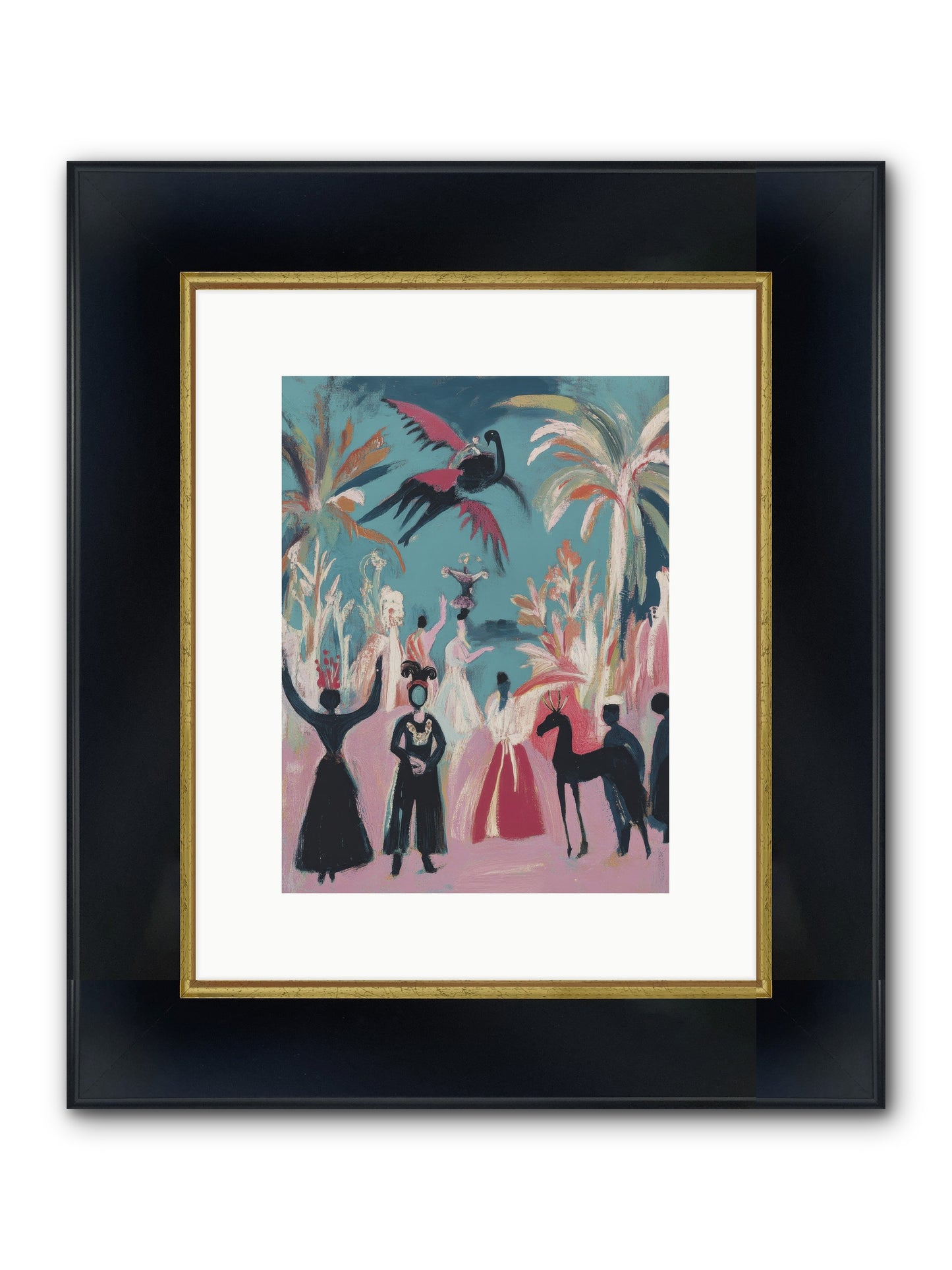 When Forever Finally Comes Framed Print - Wide Black w/Gold 9x12