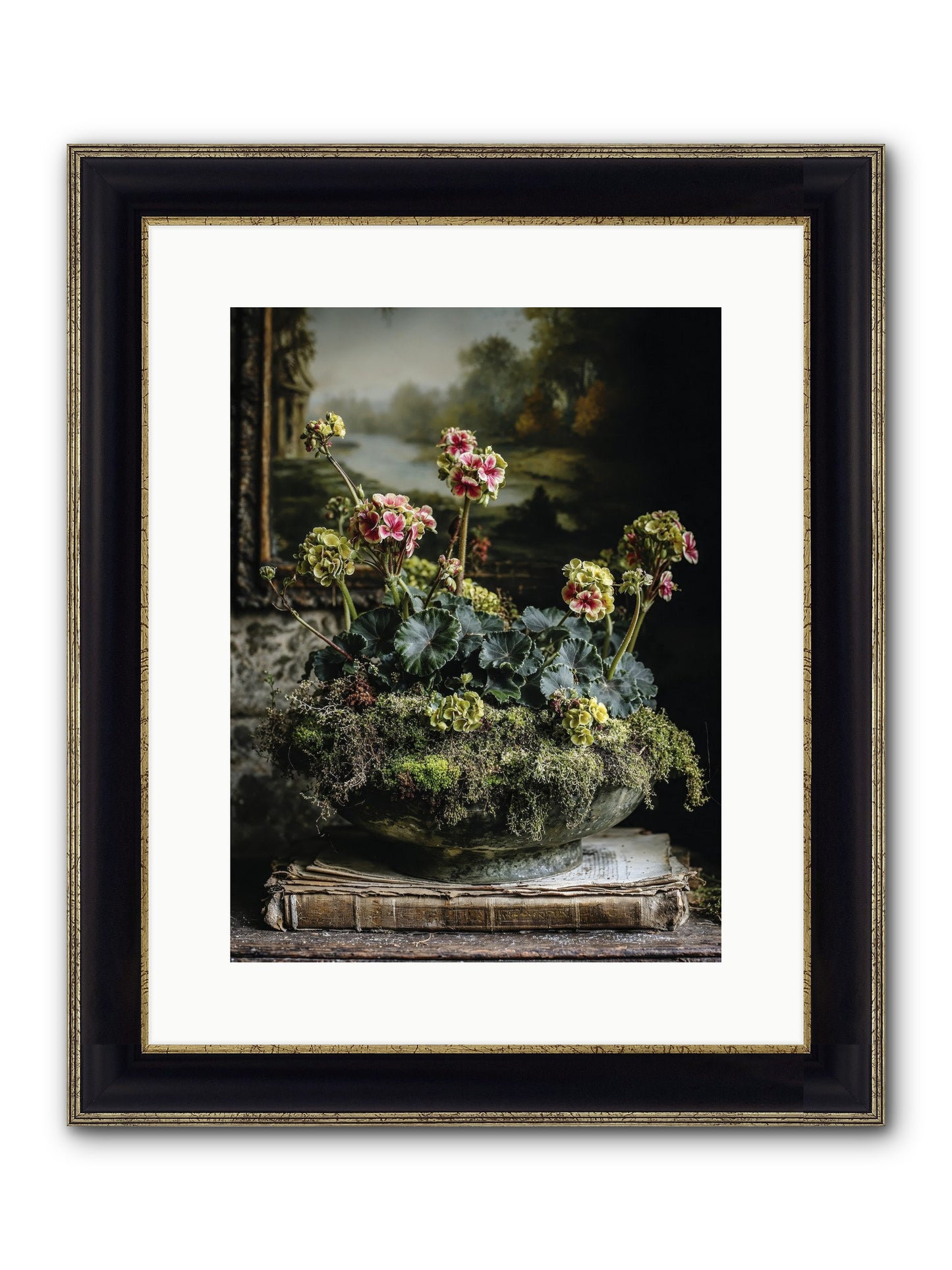 When Journey Rewrote Itself Framed Print - Black & Gold 12x16