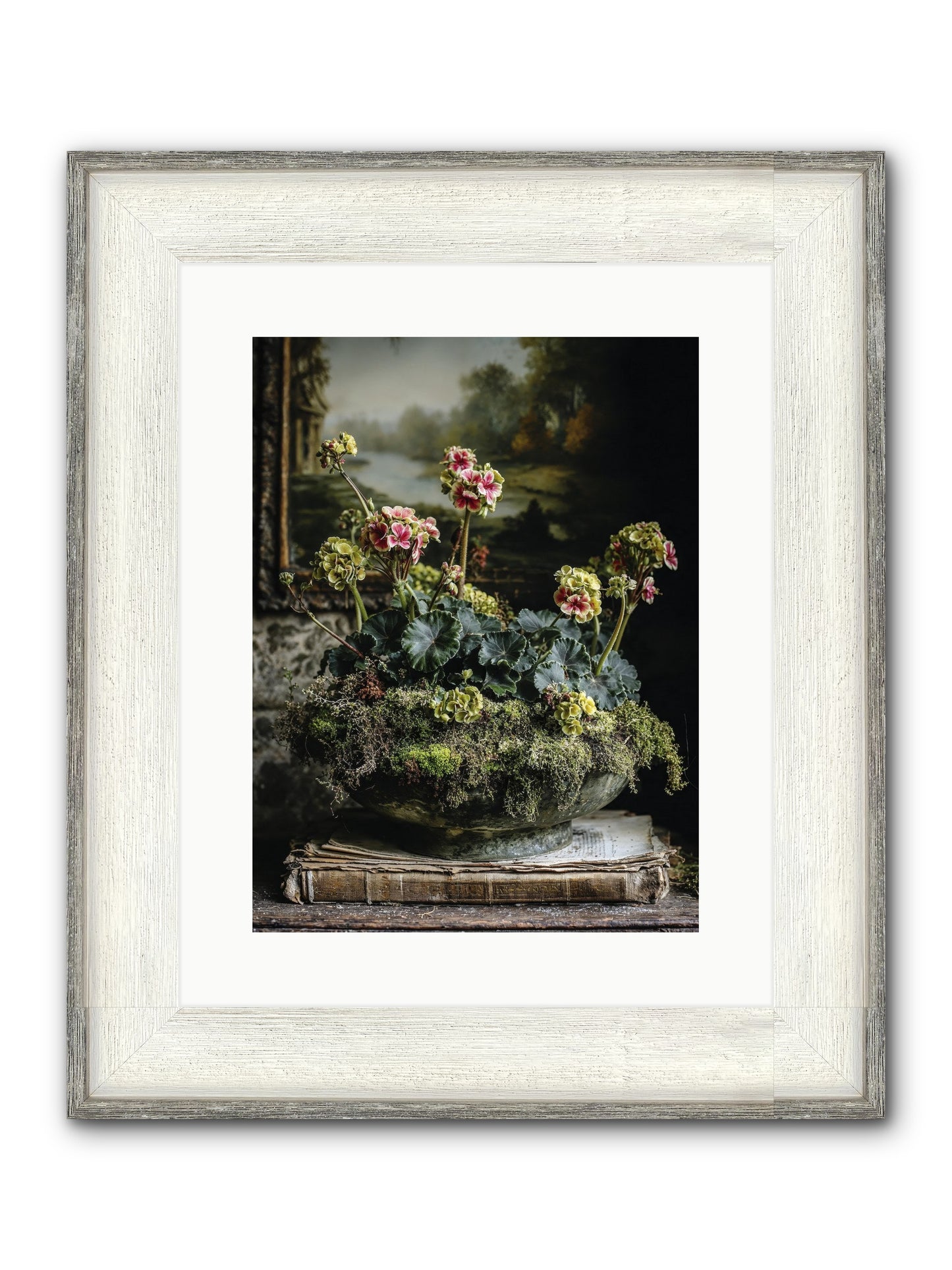 When Journey Rewrote Itself Framed Print - Driftwood White 12x16