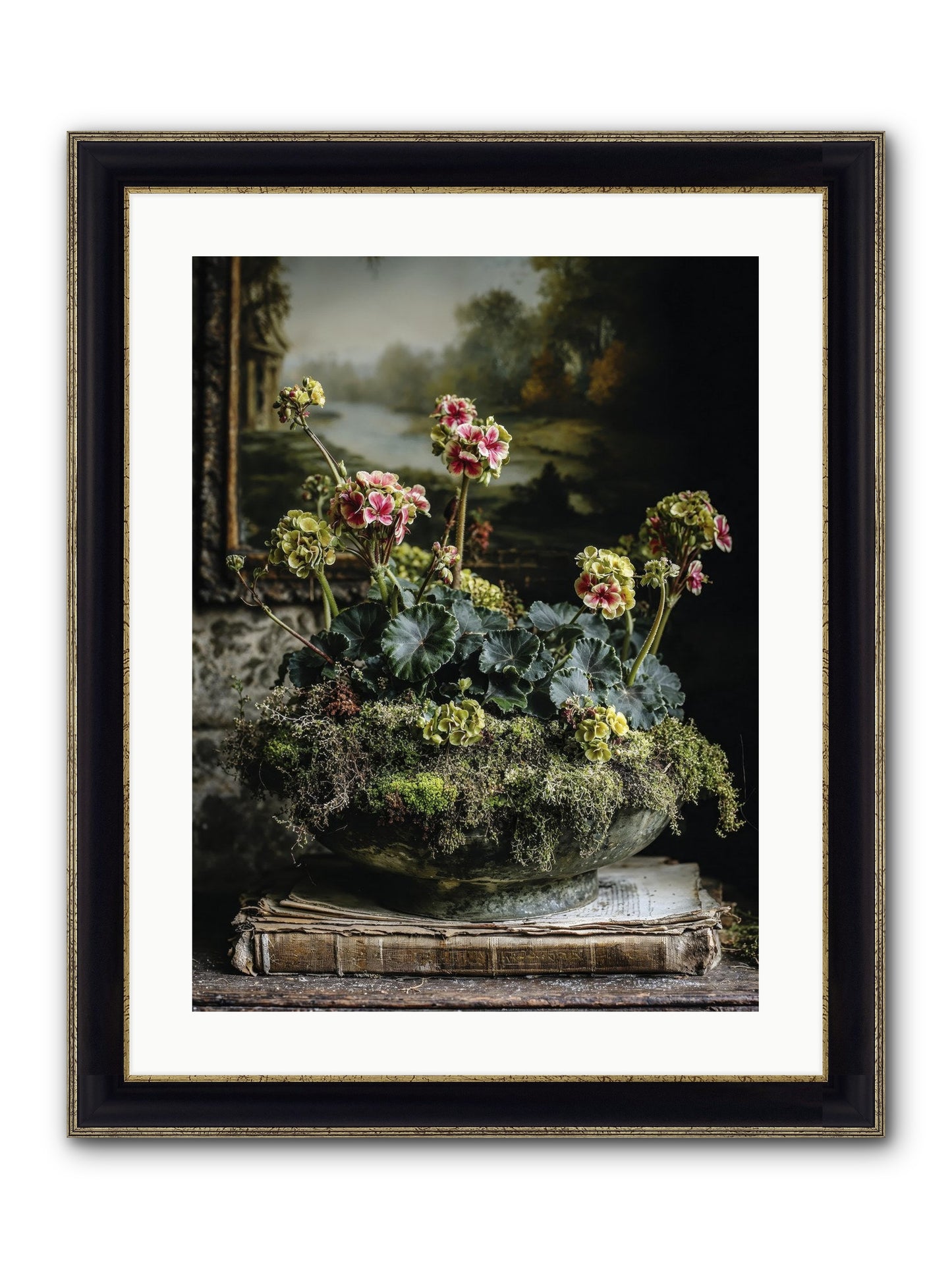 When Journey Rewrote Itself Framed Print - Black & Gold 18x24