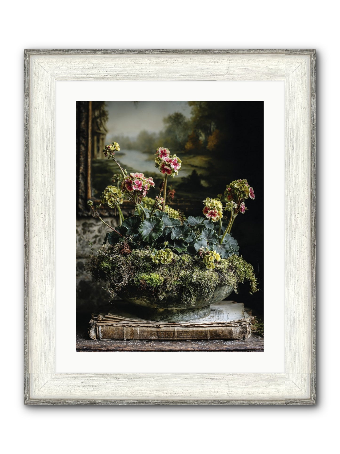 When Journey Rewrote Itself Framed Print - Driftwood White 18x24